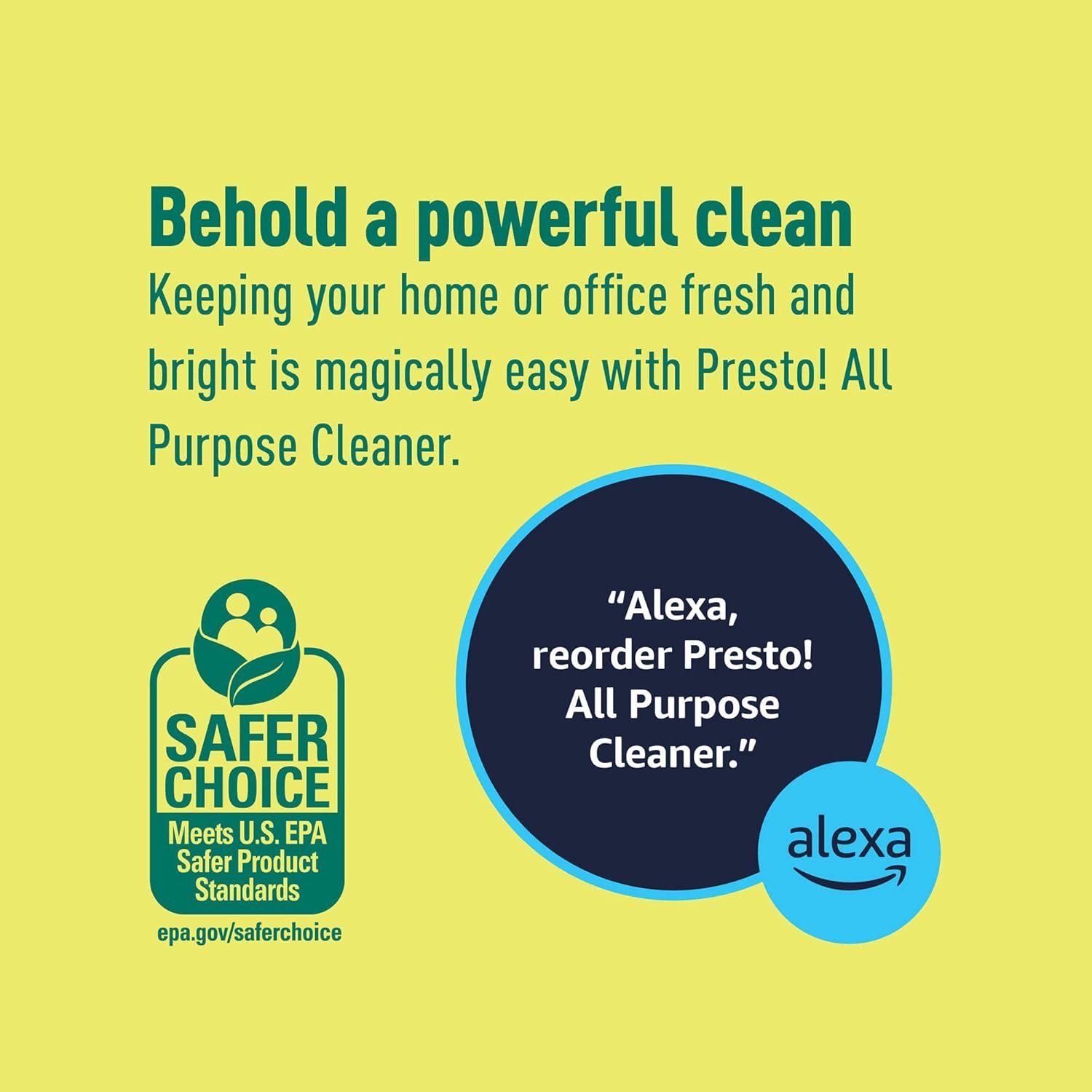 Amazon Brand – Presto! All Purpose Cleaner, Lemon Scent, 32 fl oz, Pack of 2 - Image 8