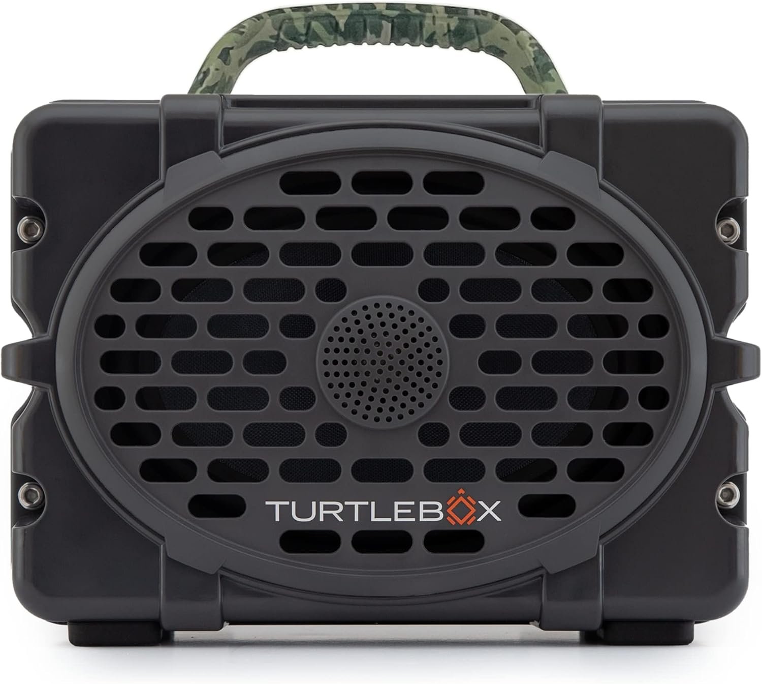 Turtlebox Gen 2: Loud! Outdoor Portable Bluetooth 5.0 Speaker | Rugged, IP67, Waterproof, Impact Resistant & Dustproof (Plays to 120db, Pair 2X for True L-R Stereo), Thunderhead Gray/Camo - Image 2