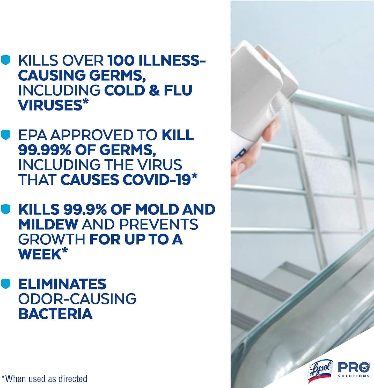Lysol - RAC74828CT Professional Disinfectant Spray, Crisp Linen, 228oz (12X19oz) - Image 8