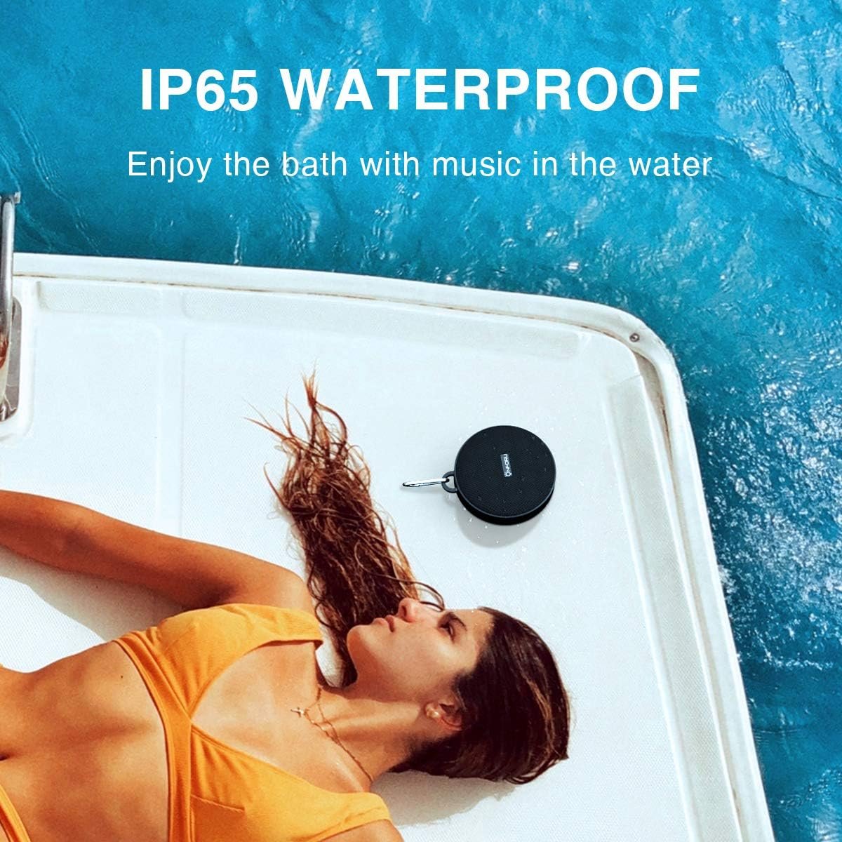 Onforu Portable Bluetooth Speaker for Bike, IP65 Waterproof & Dustproof Mini Outdoor Speaker, Bluetooth 5.0 and 10h Play Time, Wireless Bicycle Speaker with Loud Sound for Riding, Hiking and Camping - Image 6