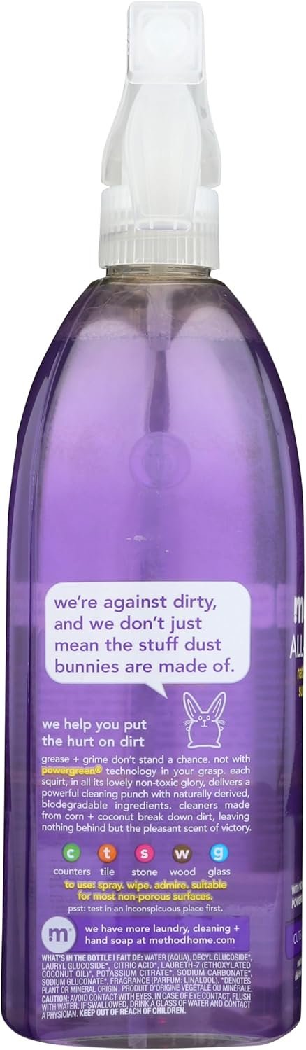 METHOD Lavender All-Purpose Surface Cleaner, 28 FZ - Image 6