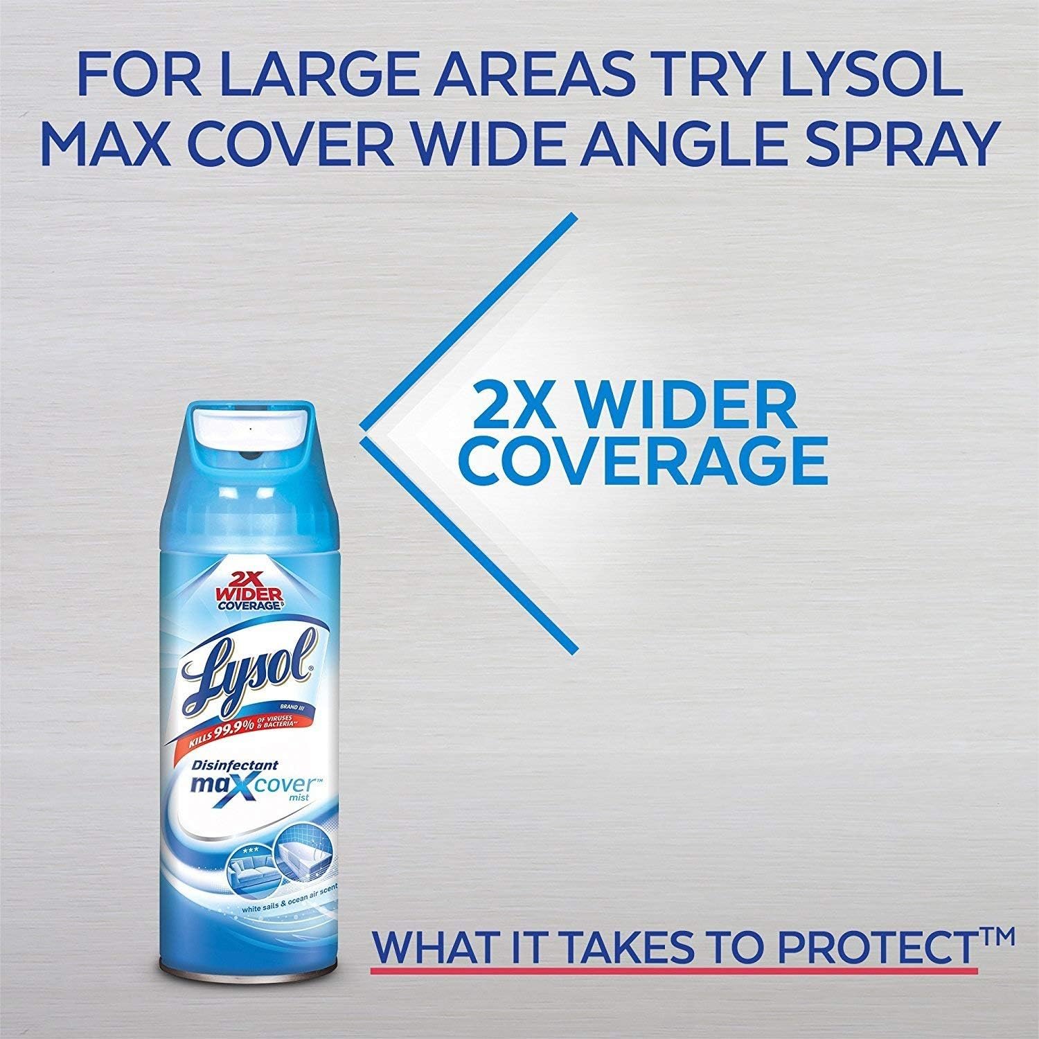 Lysol Disinfectant Spray, Crisp Linen, 228oz (12X19oz) - Image 3