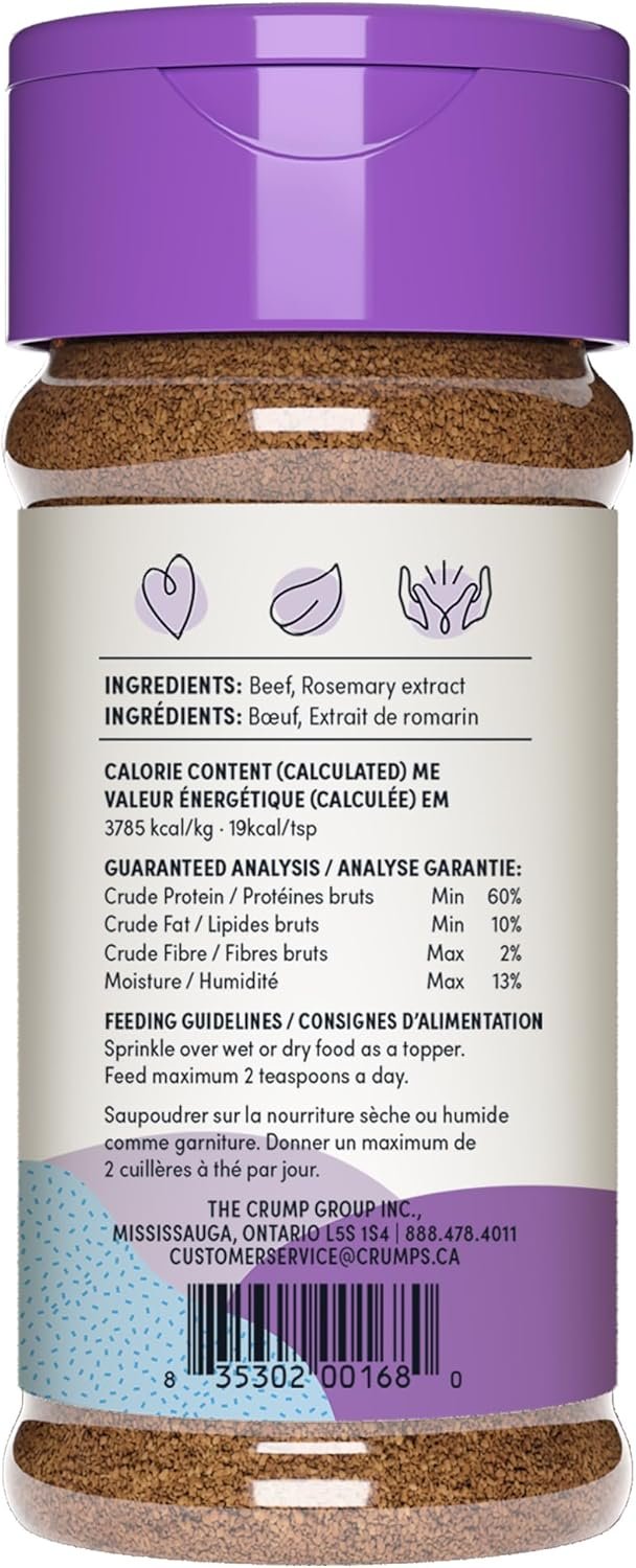 Crumps' Naturals Beef Liver Sprinkles Brown, 4.2 Ounce (Pack of 1) - Image 3