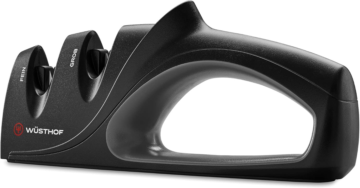 WÜSTHOF 2-Stage Hand-Held Sharpener, Black - Image 3