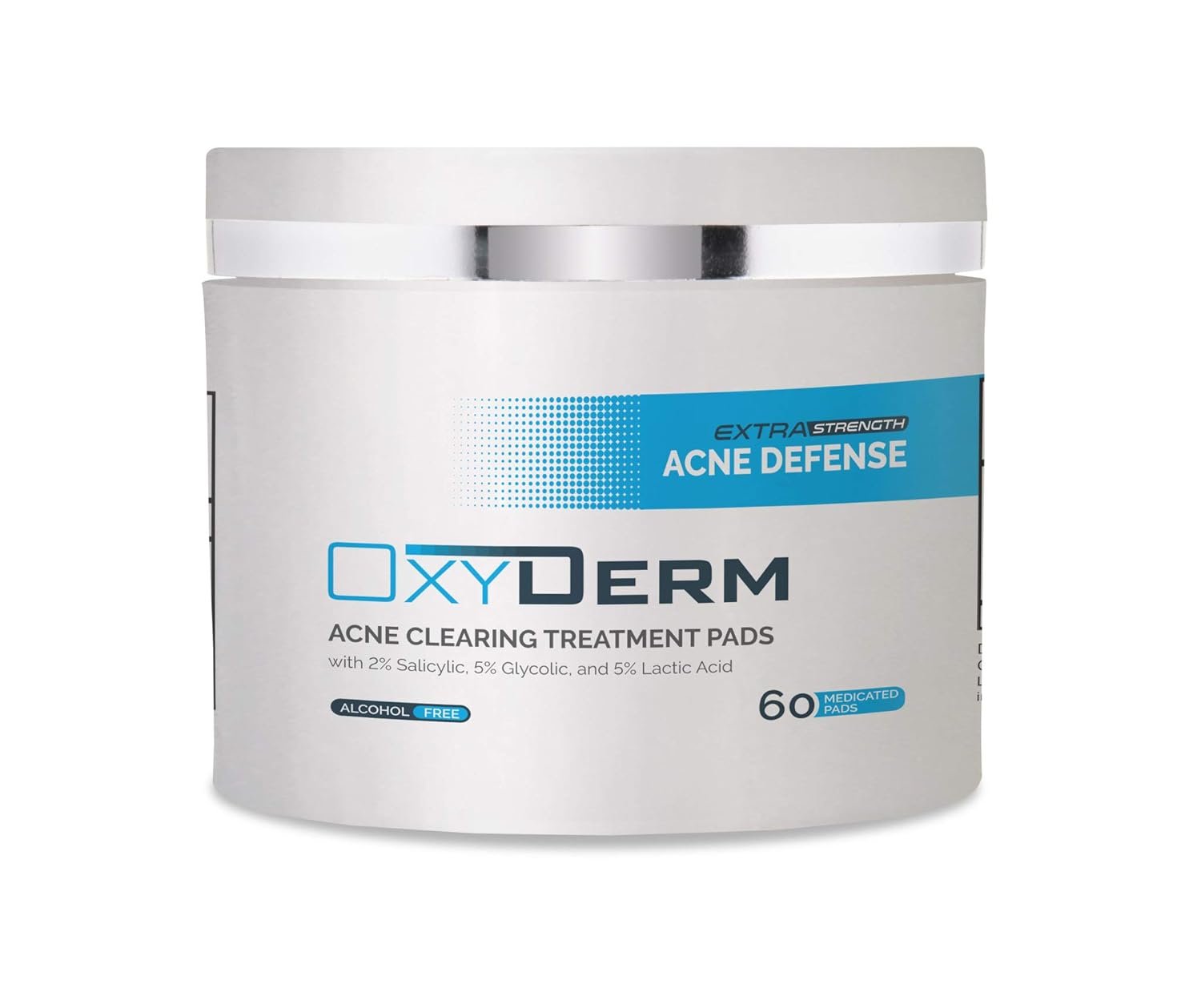 Acne Clearing Treatment Pads- Eliminates Acne Breakout Causing Bacteria. Clear Away Clogged Pores, Oily Skin, Blemish, Blackhead, Pimple, Cystic Breakouts. Contains Salicylic, Glycolic & Lactic Acid. - Image 2