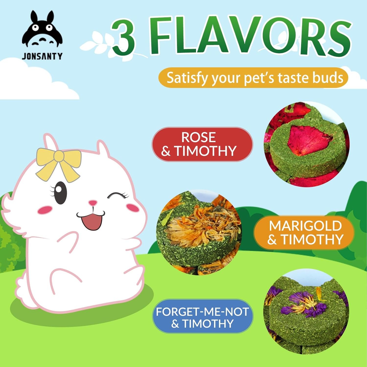 50-60 PCS Natural Rabbit Chew Toys, Rabbit Treats, Guinea Pig Chew Toys, Bunny Toys, Hamster Treats, Timothy Stick, Apple Sticks, Sweet Bamboo, for Guinea Pig, Hamster, Chinchilla, Rat, Small Animals - Image 6