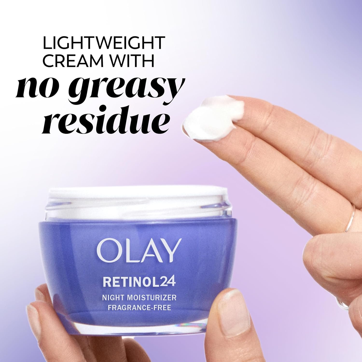 Olay Retinol 24 Face Moisturizer, Anti-Aging Night Face Cream for Wrinkles and Uneven Skin Tone with Retinol, 1.7 oz - Image 7