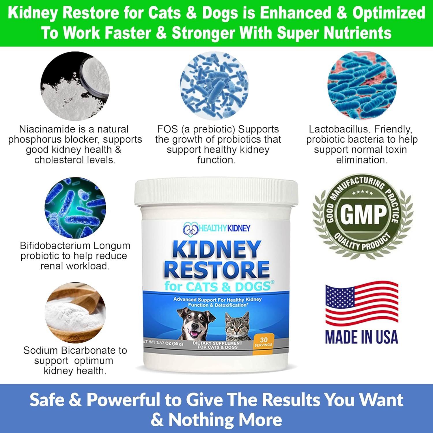 Kidney Restore Cats & Dogs Unflavored for Supporting Normal Kidney Function, Creatinine, Pet Renal Kidney Health Supplement Felines Canines - Image 6