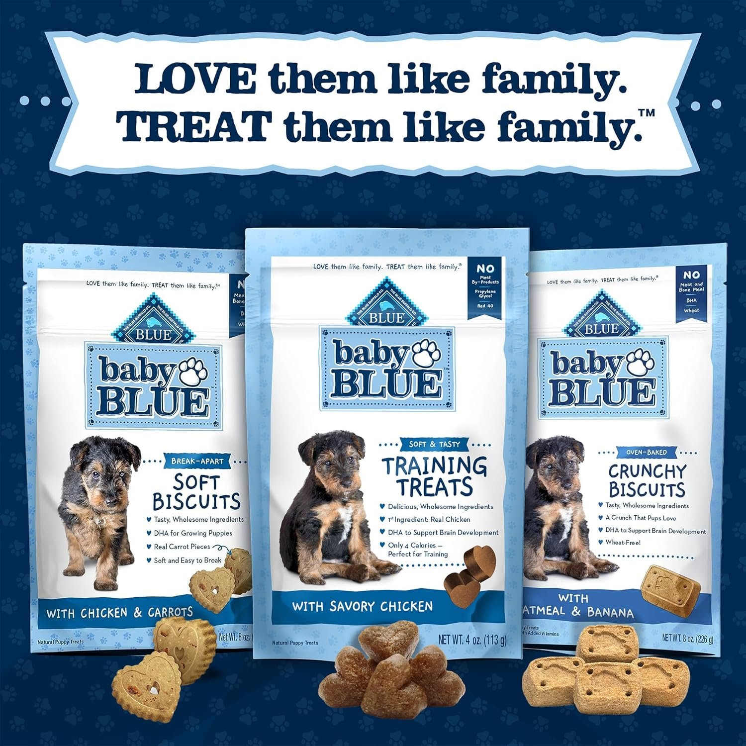 Blue Buffalo Baby BLUE Training Treats Natural Puppy Soft Dog Treats, Savory Chicken 4-oz Bag - Image 11