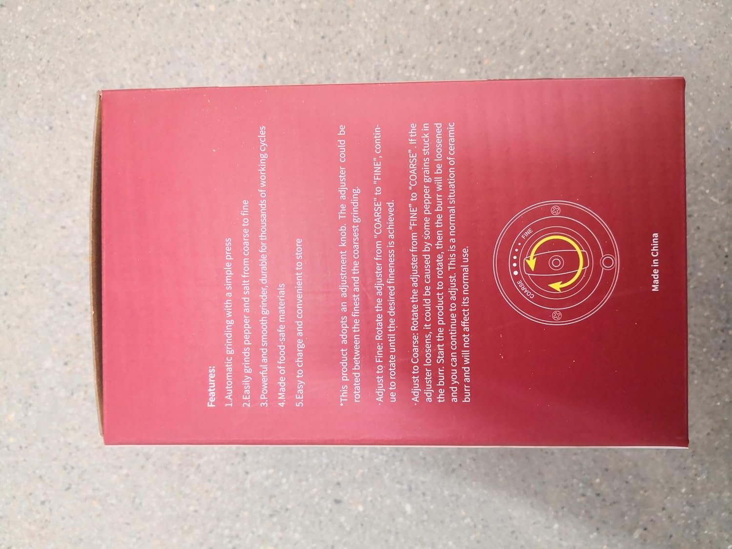 CIRCLE JOY Electric Salt and Pepper Grinder Set Automatic Salt and Pepper Grinder Set with Easy-to-Carry Charging Base and LED Light, Adjustable Coarseness, USB Rechargeable, Washable Container, Black - Image 11