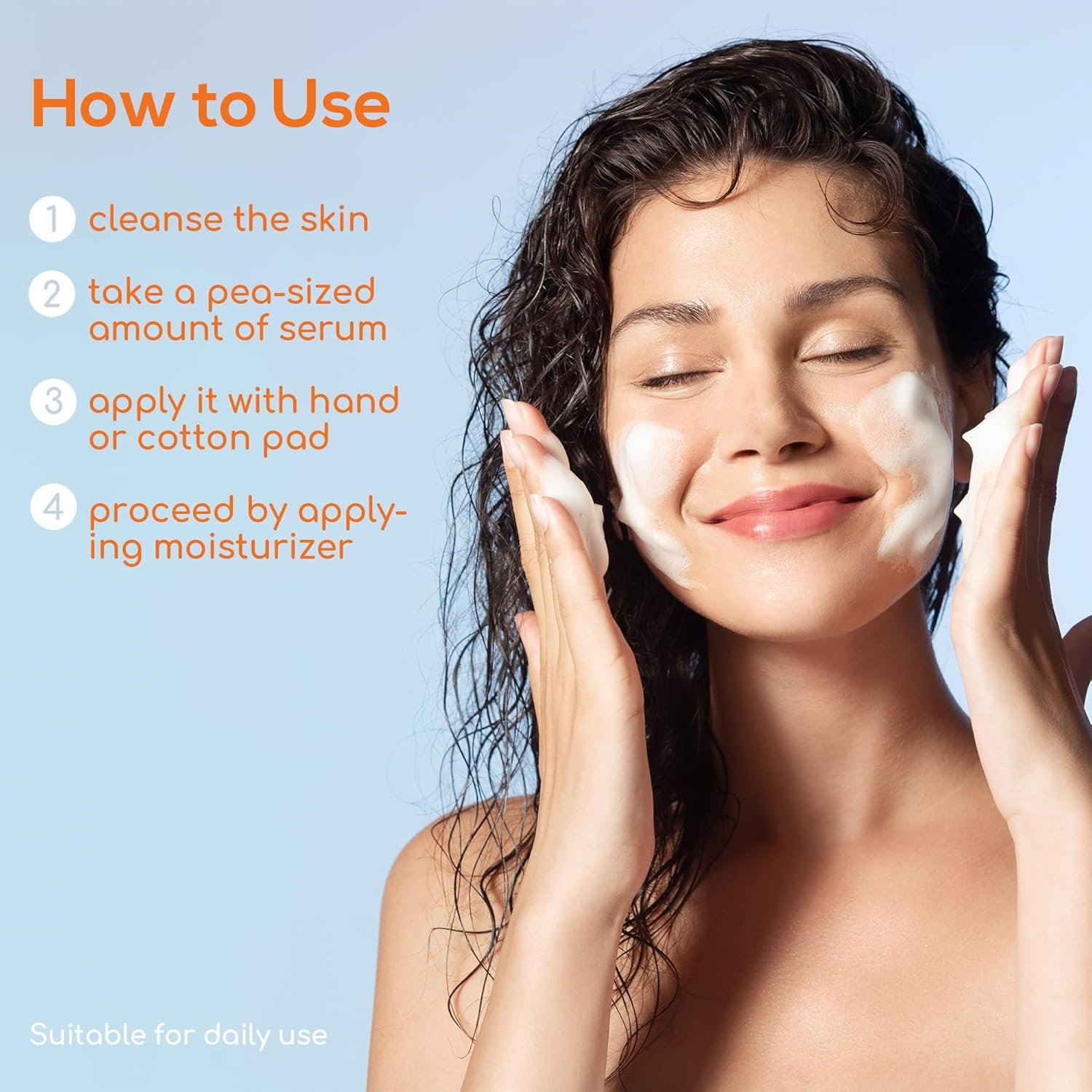 Snail Mucin Serum for Face with Aloe Vera, 96,3% Snail Secretion Filtrate Repairing Essence, Korean Skin Care Hydrating Facial Serum, Personal & Skin Care, 3.38 fl.oz - Image 5