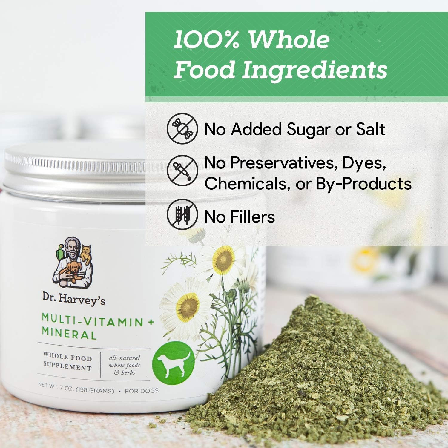 Dr. Harvey's Herbal Multi-Vitamin and Mineral Supplement for Dogs (7 Ounces) - Image 4