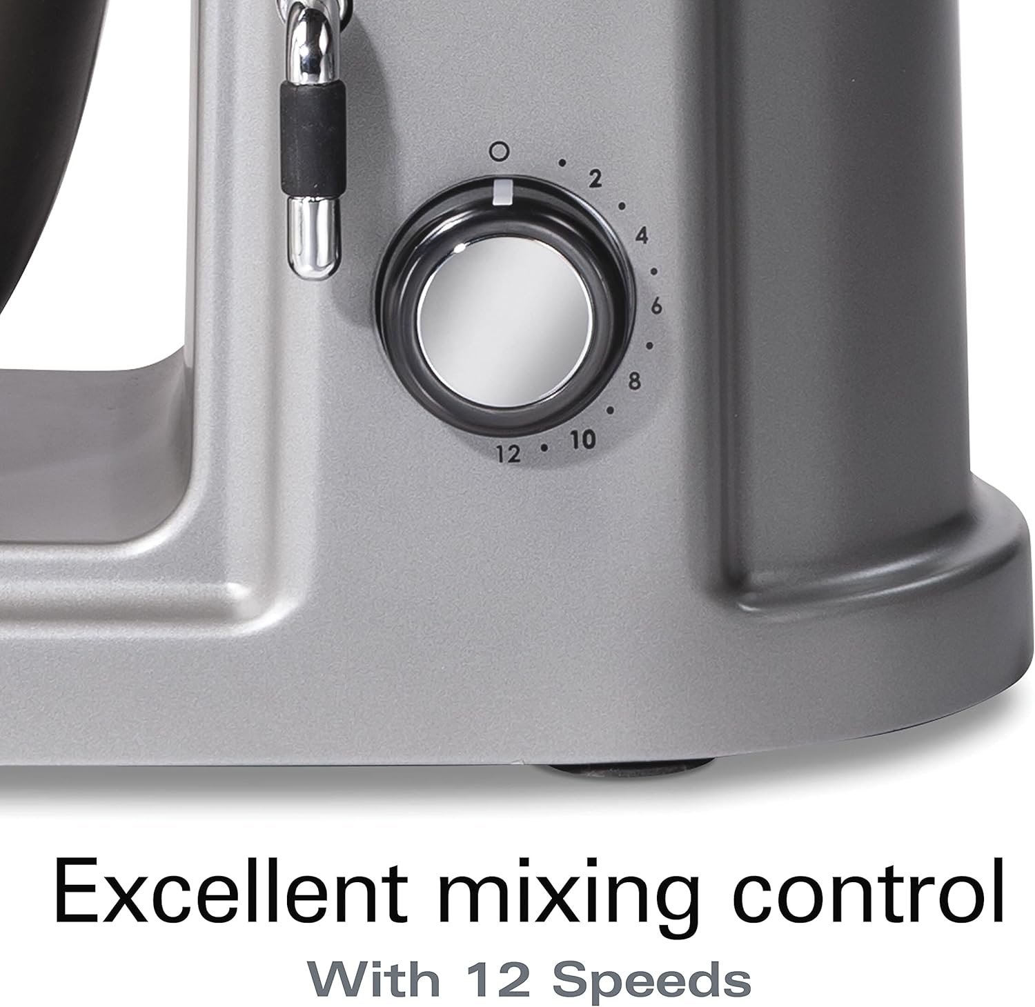 Hamilton Beach Professional All-Metal Stand Mixer with Specialty Attachment Hub, 5 Quart Bowl, 12 Speeds, Includes Flat Beater, Dough Hook, Whisk (63240) - Image 5