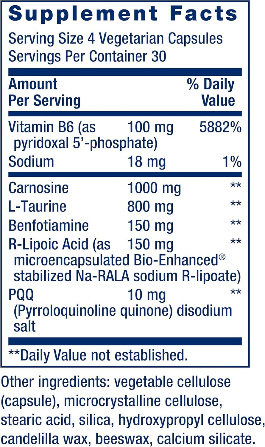 Life Extension Mitochondrial Energy Optimizer with PQQ – For Heart & Brain Health, Energy Management and Anti-Aging - Gluten-Free, Non-GMO, Vegetarian – 120 Capsules - Image 4