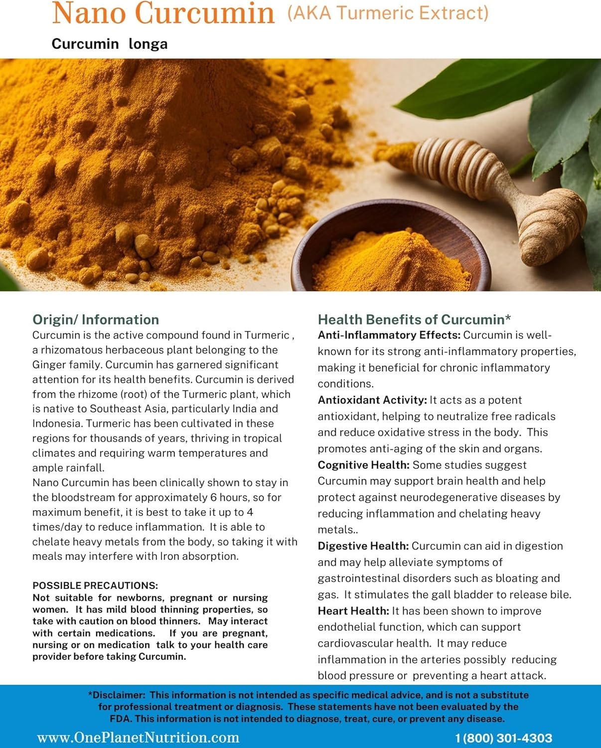 Nano Curcumin 500 mg Veggie Capsules (60 Servings), Nano for High Absorption, Supports Anti-Inflammatory & Immune Health, Non-GMO, Vegan, Gluten-Free - Image 5