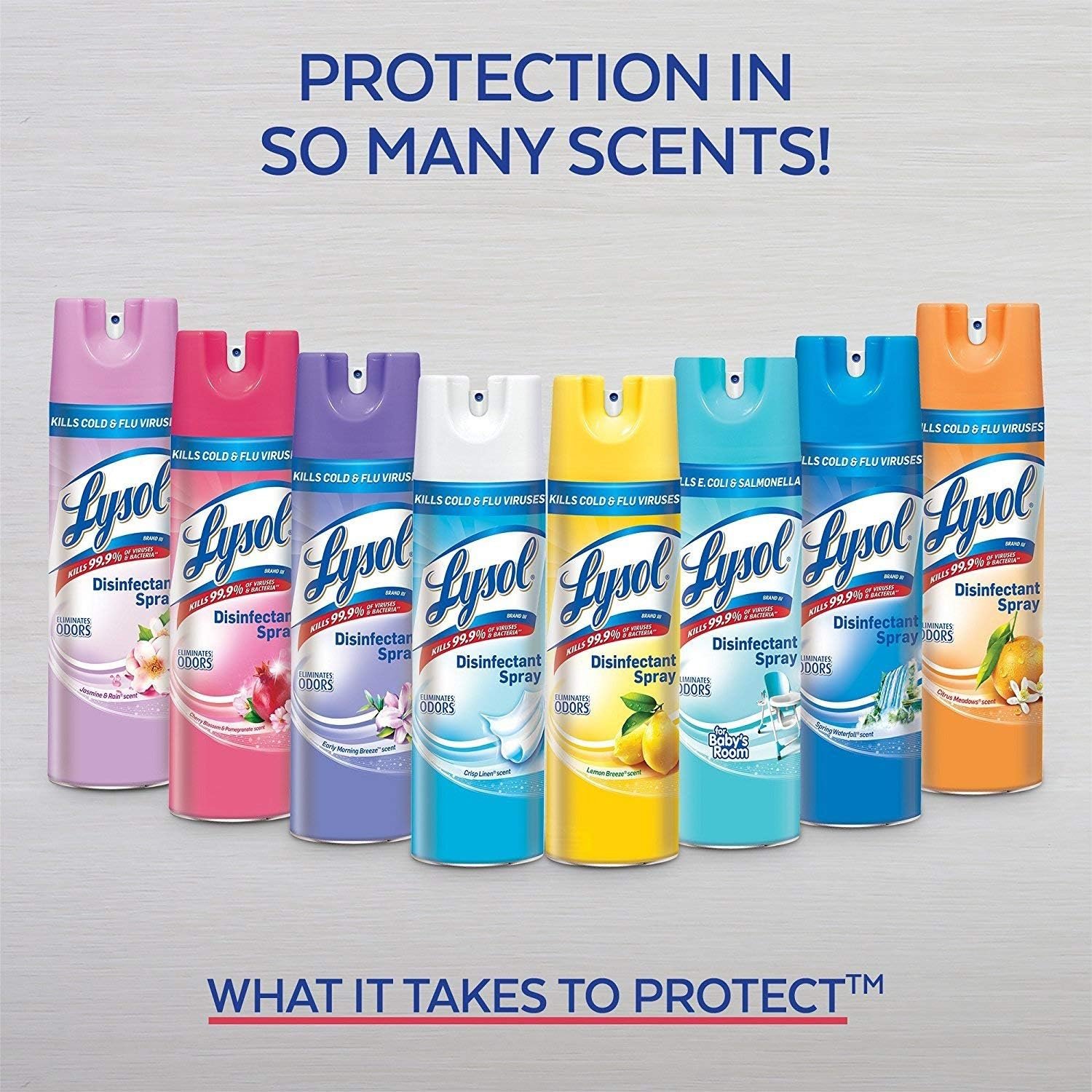 Lysol Disinfectant Spray, Crisp Linen, 228oz (12X19oz) - Image 6