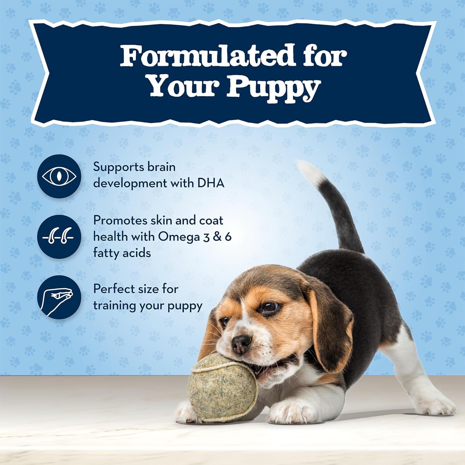 Blue Buffalo Baby BLUE Training Treats Natural Puppy Soft Dog Treats, Savory Chicken 4-oz Bag - Image 7