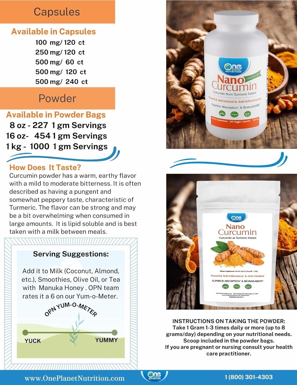 Nano Curcumin 500 mg Veggie Capsules (60 Servings), Nano for High Absorption, Supports Anti-Inflammatory & Immune Health, Non-GMO, Vegan, Gluten-Free - Image 6