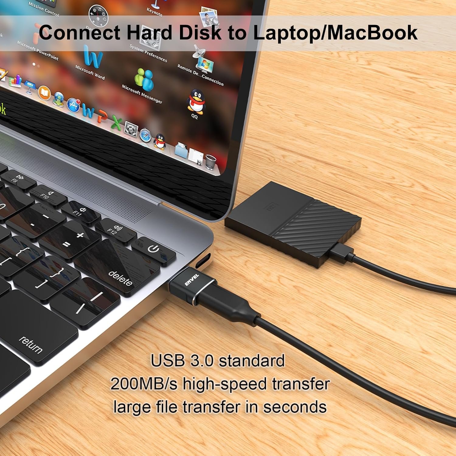 ENVEL USB C to USB Adapter, USB 3.0 to USB C Adapter, 5 Gbps OTG Converter for Desktop Laptop Projector Charger Compatible with Apple iWatch iPhone 11 12 13 14 15, Galaxy S23 S22 iPad Air 4 5 Mini 6 - Image 5