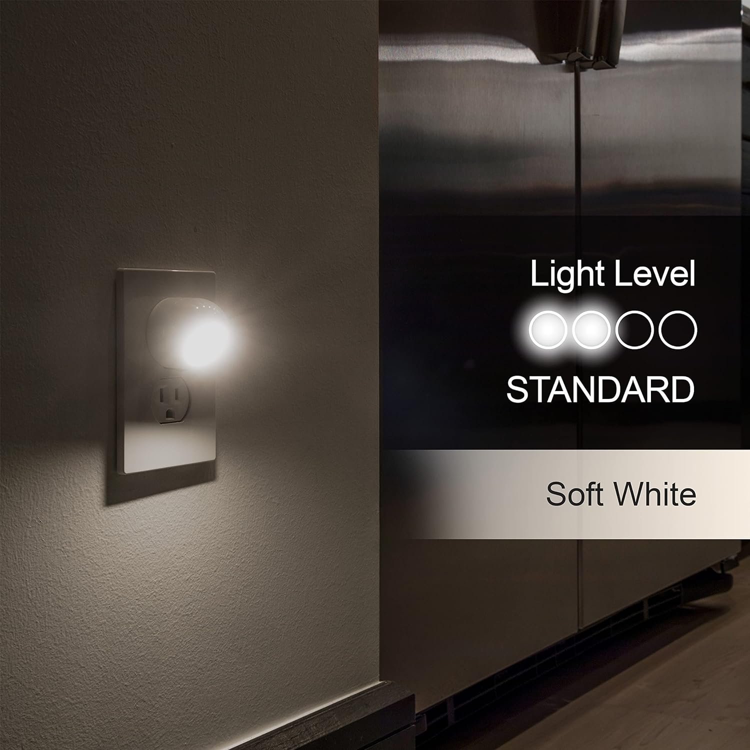 GE Rotating LED Night Light, Plug-in, 360° Directional, Dusk-to-Dawn Sensor, UL-Certified, Energy Efficient, Ideal for Bedroom, Bathroom, Stairs, Hallway, 31533, 2 Pack, White, 2 Count - Image 5