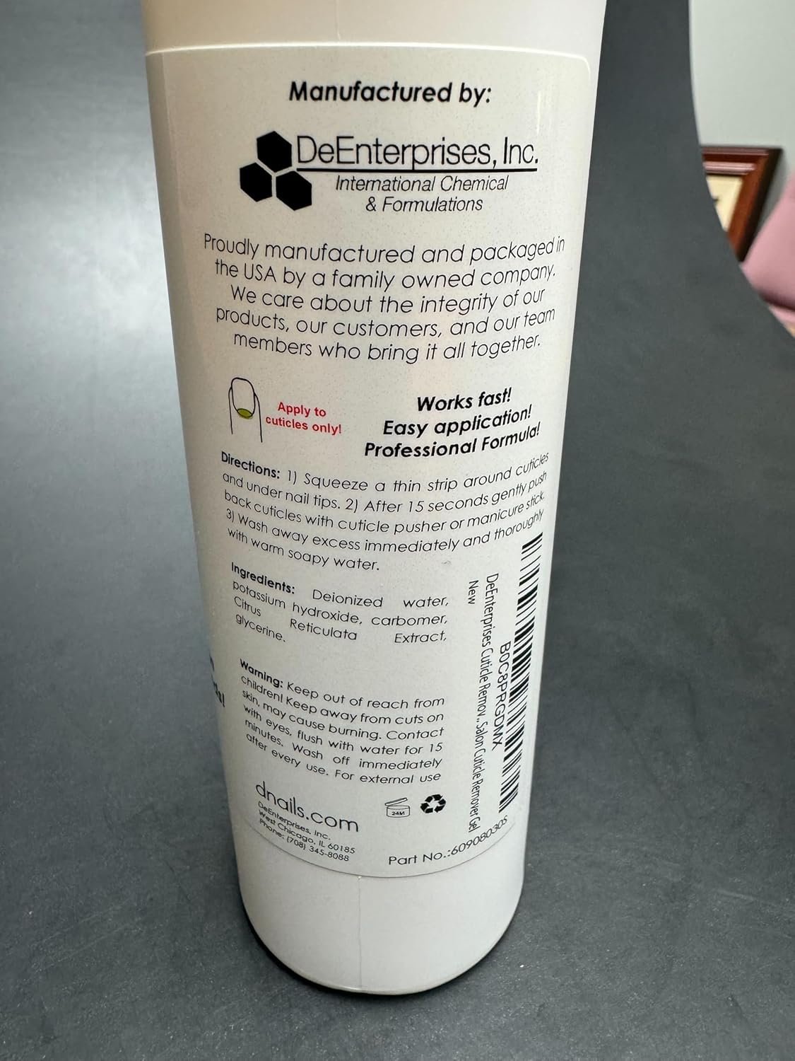 DeEnti Cuticle Maintenance Pack, Bundle Includes Citrus Scented Cuticle Remover, Cuticle Oil for Nails, and Metal Cuticle Pusher Tool, Salon Grade Cuticle Care, Home Manicure and Pedicure Kit - Image 10