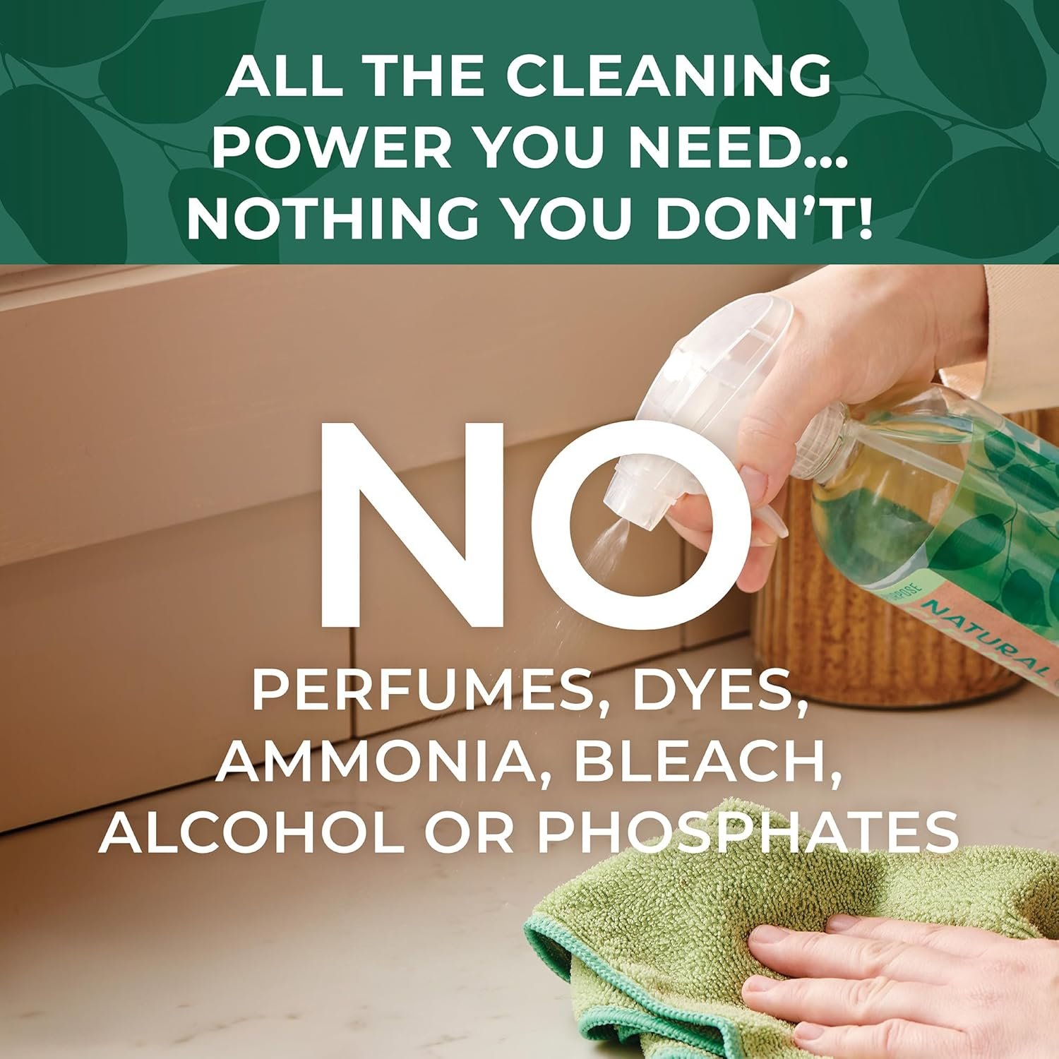 PathoPure Natural All-Purpose Cleaner Concentrate - Unscented, Non-Toxic for Cleaning Kitchen, Bathroom, Glass, Floor, Carpet & Upholstery Stains - 1 Gallon (Makes 64 Bottles) - Image 4