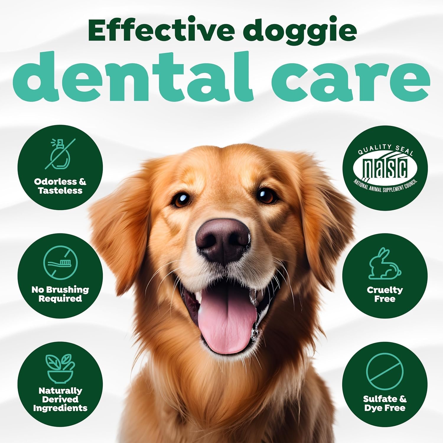 TropiClean Fresh Breath Dental Water Additive Concentrate | Dog Teeth Cleaning | Dog Breath Freshener | Dog Dental Care| Made in the USA | 2.2 oz. - Image 5