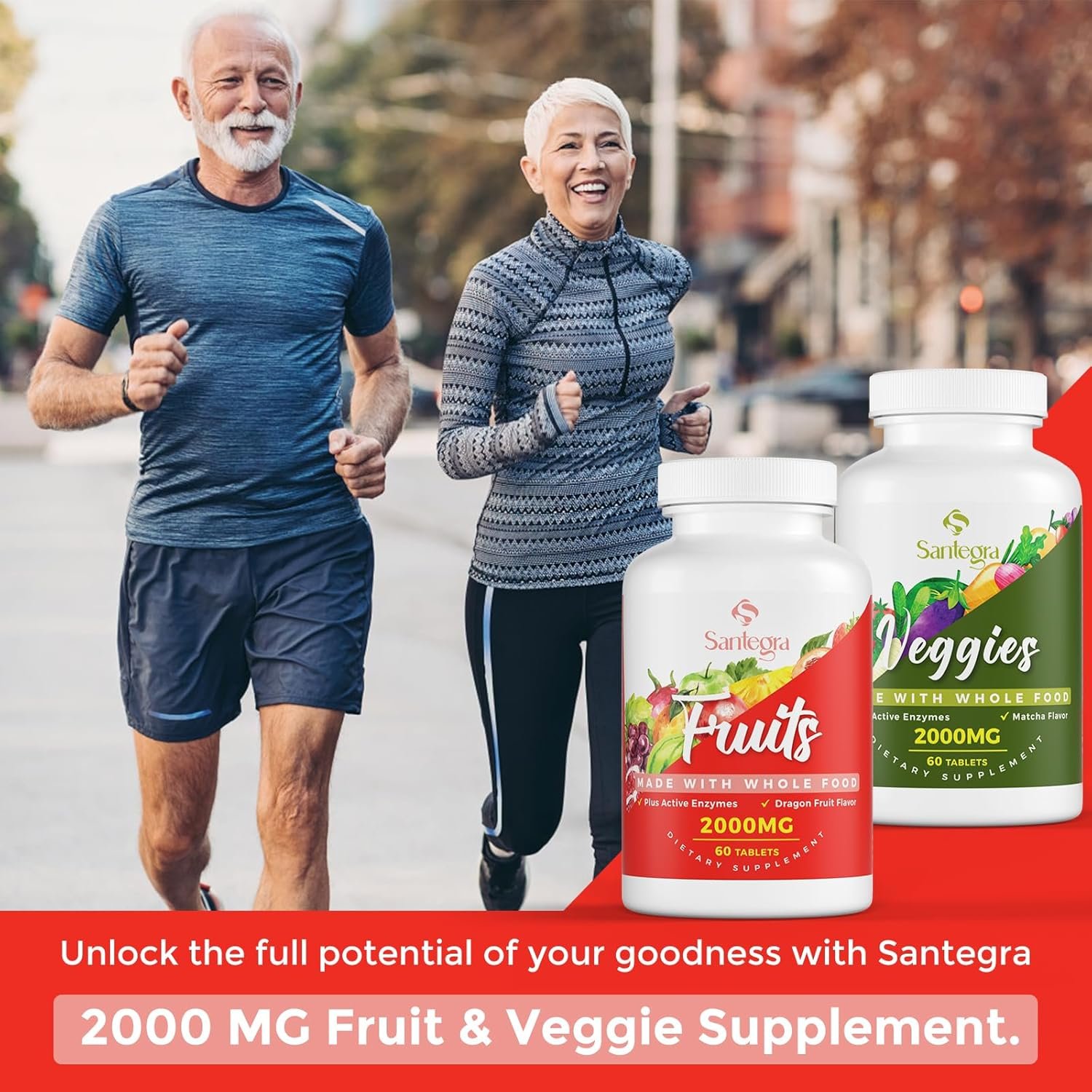 2000 MG Fruits and Vegetables Supplements, Natural Balance Over 35+ Fruits and Vegetables, 100% Whole Food Superfoods Fruit and Veggies Supplement, Energy Balance, Sugar-Free, Vegan, 120 Tablets - Image 8