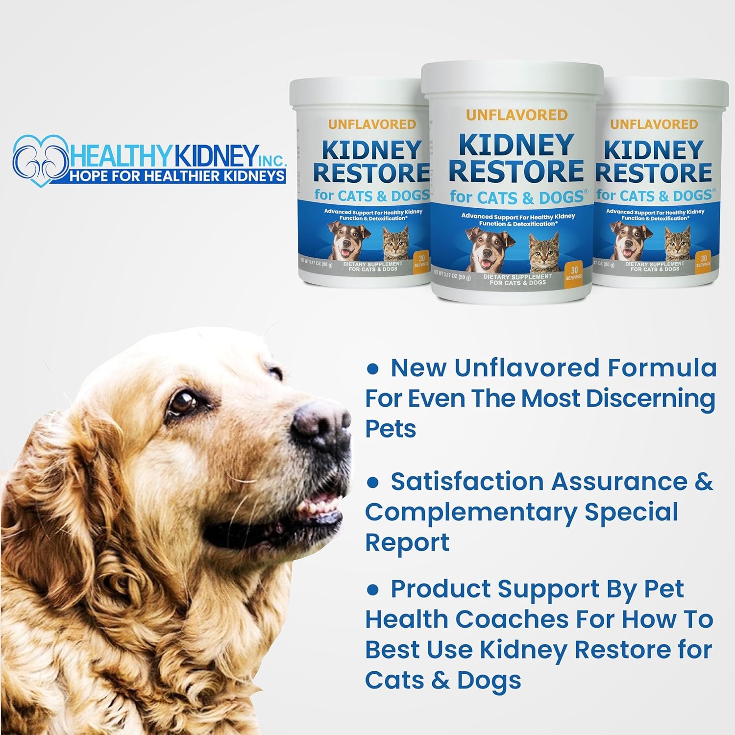 Kidney Restore Cats & Dogs Unflavored for Supporting Normal Kidney Function, Creatinine, Pet Renal Kidney Health Supplement Felines Canines - Image 5