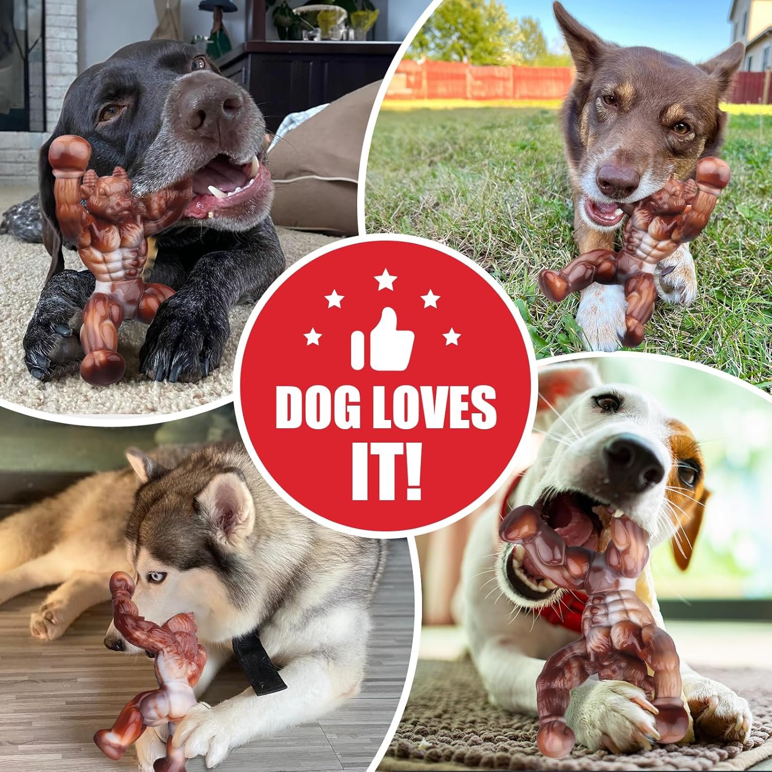 Dog Toys for Aggressive Chewers, Indestructible Dog Toys, Tough Dog Toys for Aggressive Chewers, Dog Toys to Keep Them Busy, Dog Chew Toys for Small/Medium/Large Dogs - Image 3
