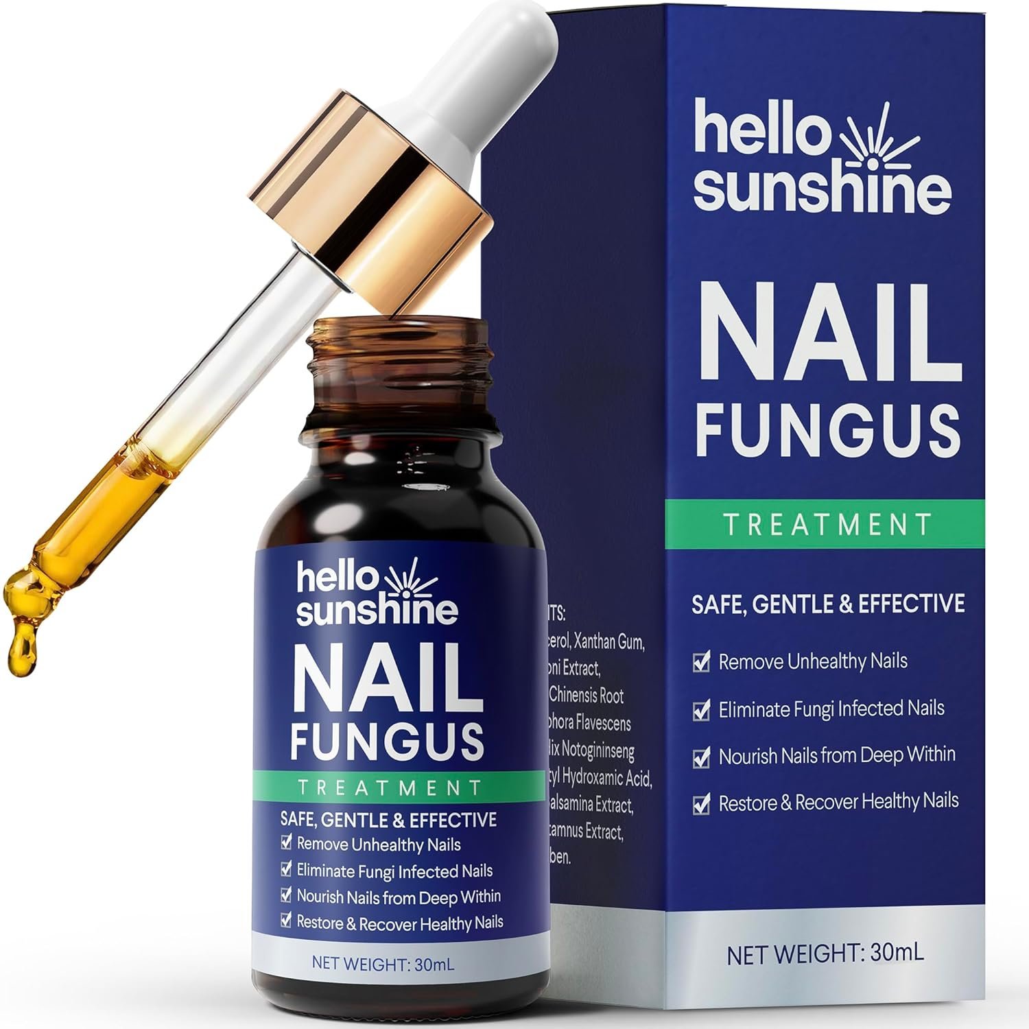 Toenail Fungus Treatment Extra Strength: Toenail Fungus Treatment - Toe Nail Fungus Treatments - Nail Fungus Treatment Extra Strength - Nail Renewal Liquid for Damaged and Discolored Nails (1 FL OZ) - Image 2