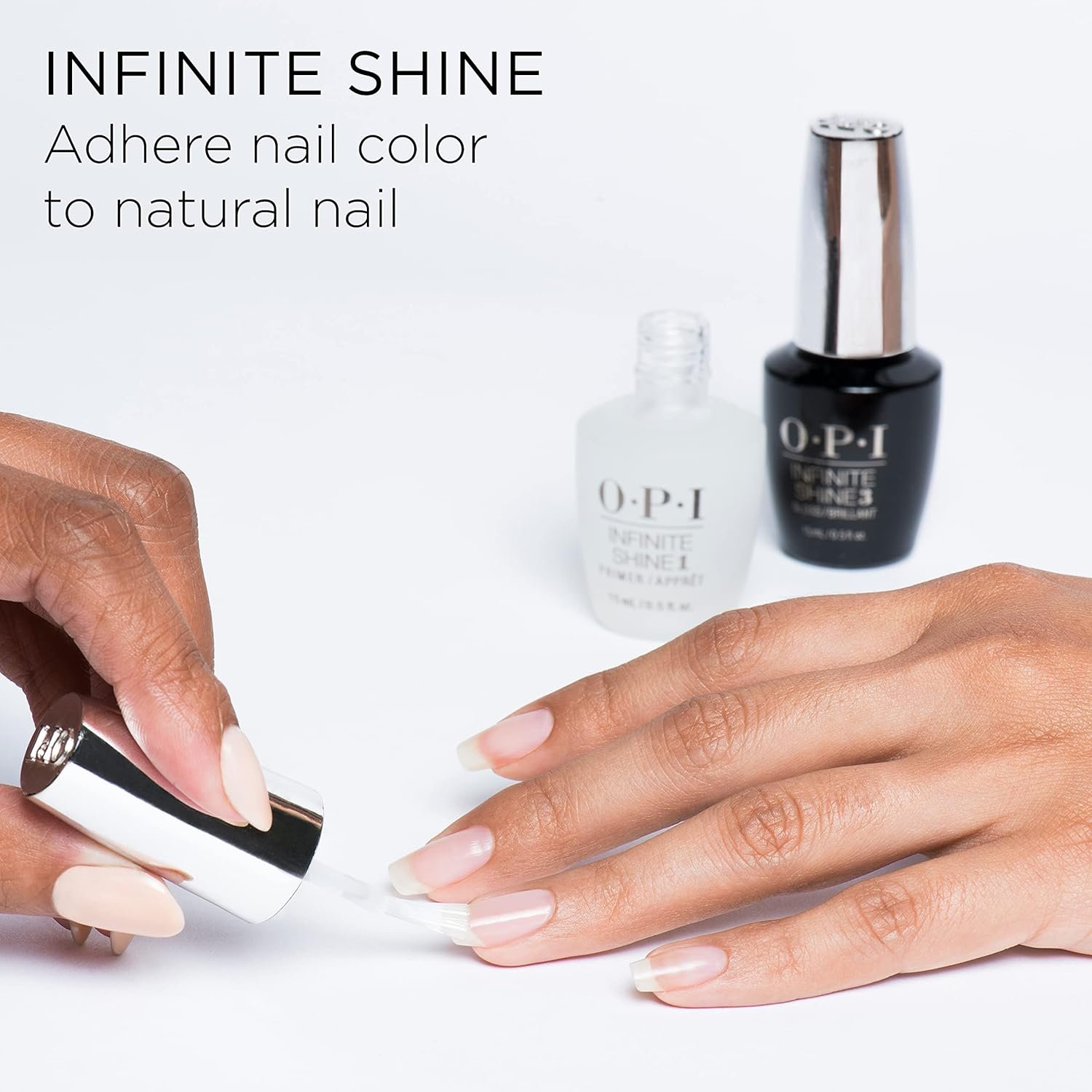 OPI Nail Polish Base Coat Primer & Gloss Top Coat, Infinite Shine Duo Pack, 0.5 Fl Oz each bottle - Image 3
