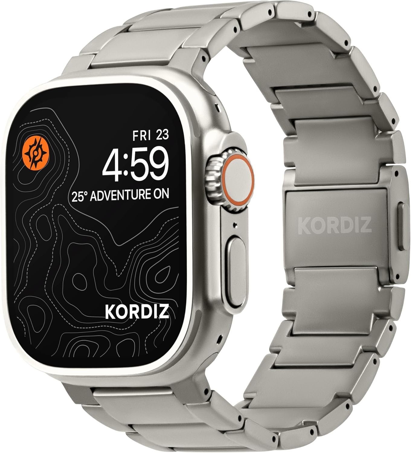 Titanium Watch Band T01 Pro (Max) - Fits Apple Watch ULTRA & ULTRA 2 (49mm) - Adjustable Titanium Apple Watch Band with Magnetic Clasp and DLC Scratch Resistant - Premium Color Matching Band with Comfortable grip - Replacement Wristbands for iWatch - Image 2