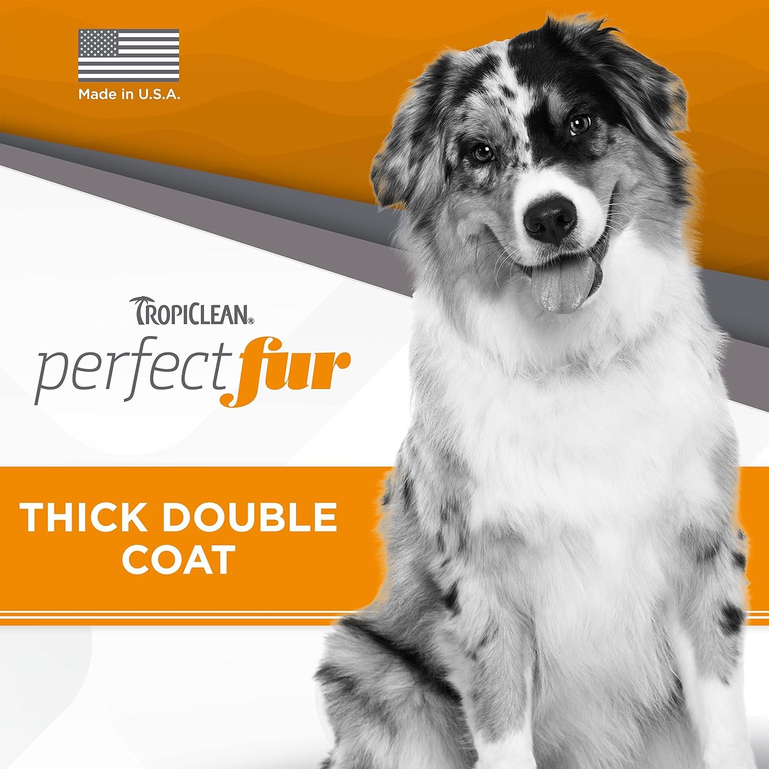 TropiClean Perfect Fur Dog Shampoo for Shedding Control & Deep Conditioning for Breeds with Thick Double Coats | 16 oz - Image 3