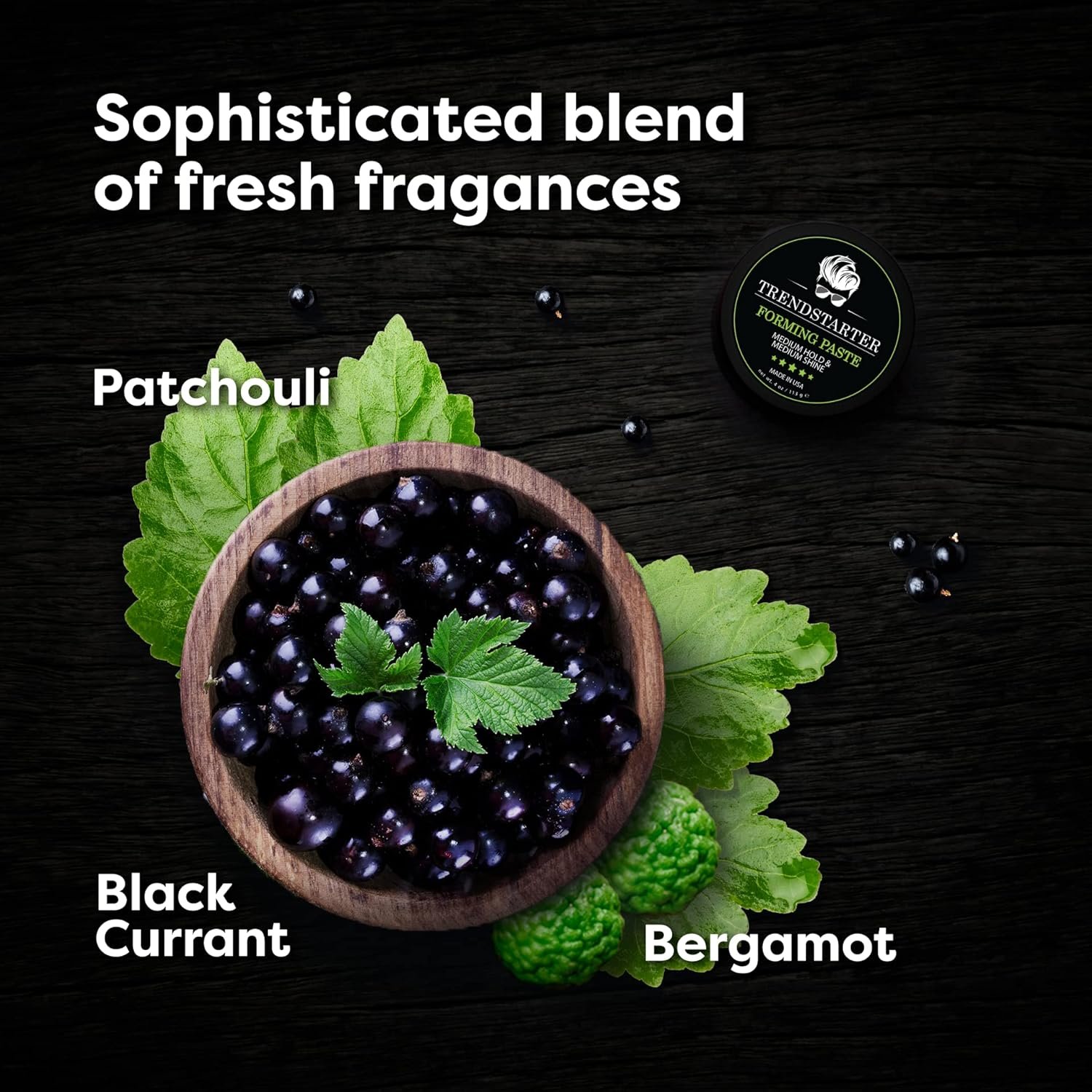 TRENDSTARTER - FORMING PASTE (4oz) - Medium Hold - Medium Shine - Lightweight Water-Based Hair Cream - Premium All-Day Hold Hair Styling Product - Flake-Free Hair Paste for All Hair Types - Image 9