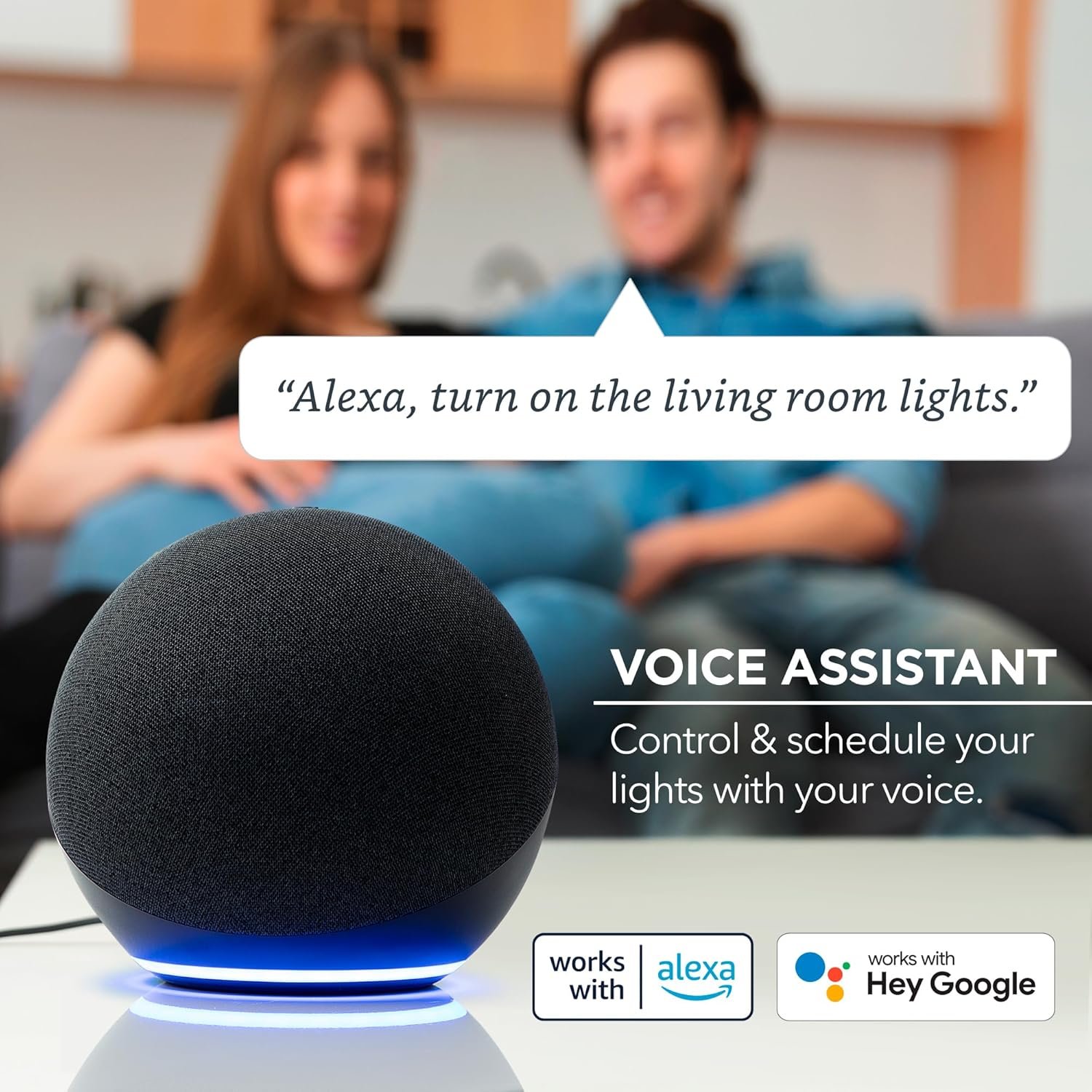 A19 Color Changing Light Bulbs - 2-Pack, Dimmable, Compatible with Alexa and Google Assistant - Image 7