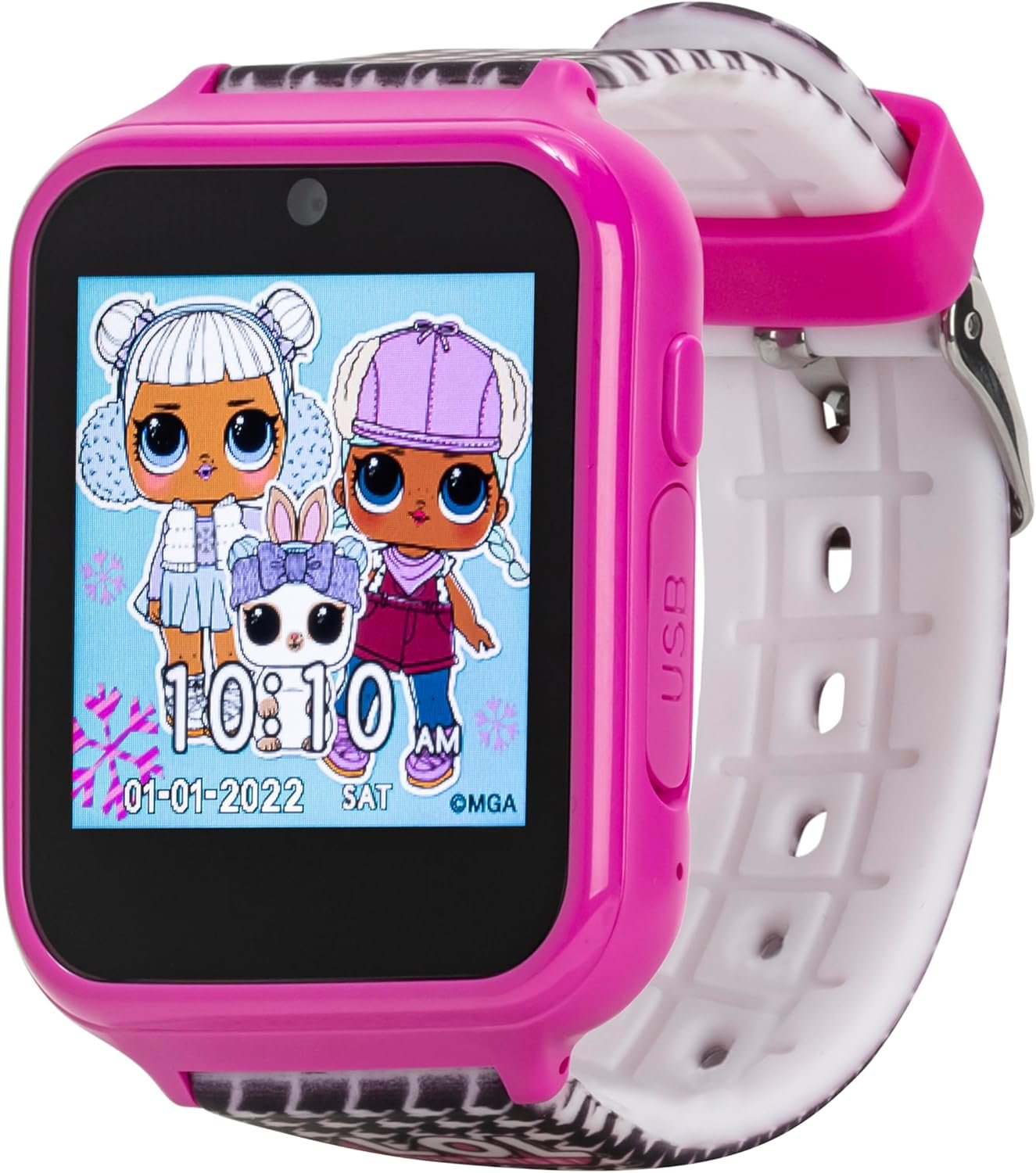 LOL Surprise Kids Smart Watch with Camera, Games, Voice Recorder, Step Counter, 10 Unique Watch Faces, Alarm, Timer, and Calculator - Fun Tech Toy for Kids - Image 8
