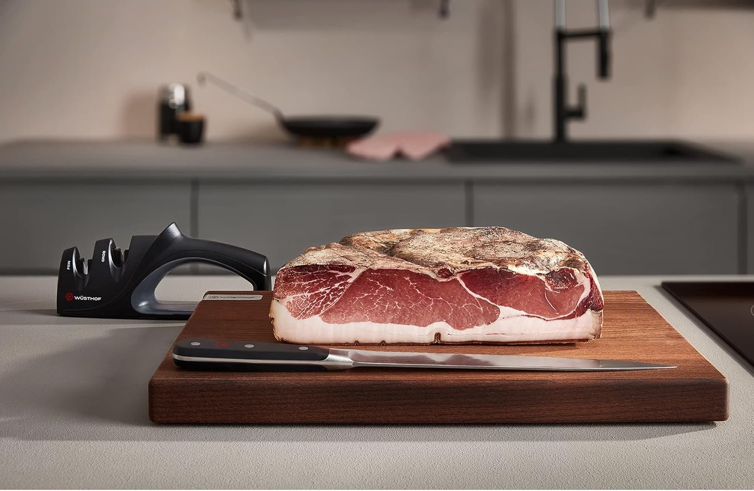 WÜSTHOF 2-Stage Hand-Held Sharpener, Black - Image 6