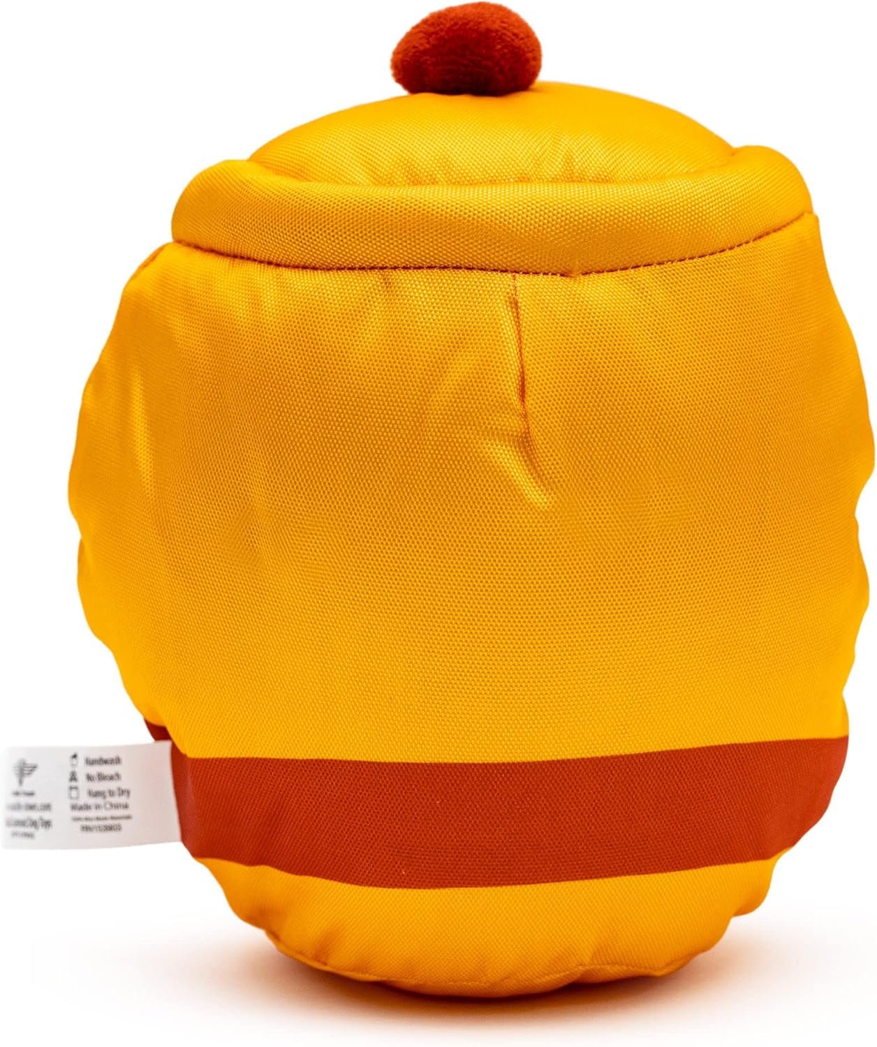 Buckle-Down Disney Dog Toy, Winnie The Pooh Hunny Pot Yellow Pet Toy, Ballistic Nylon Plush - Image 4