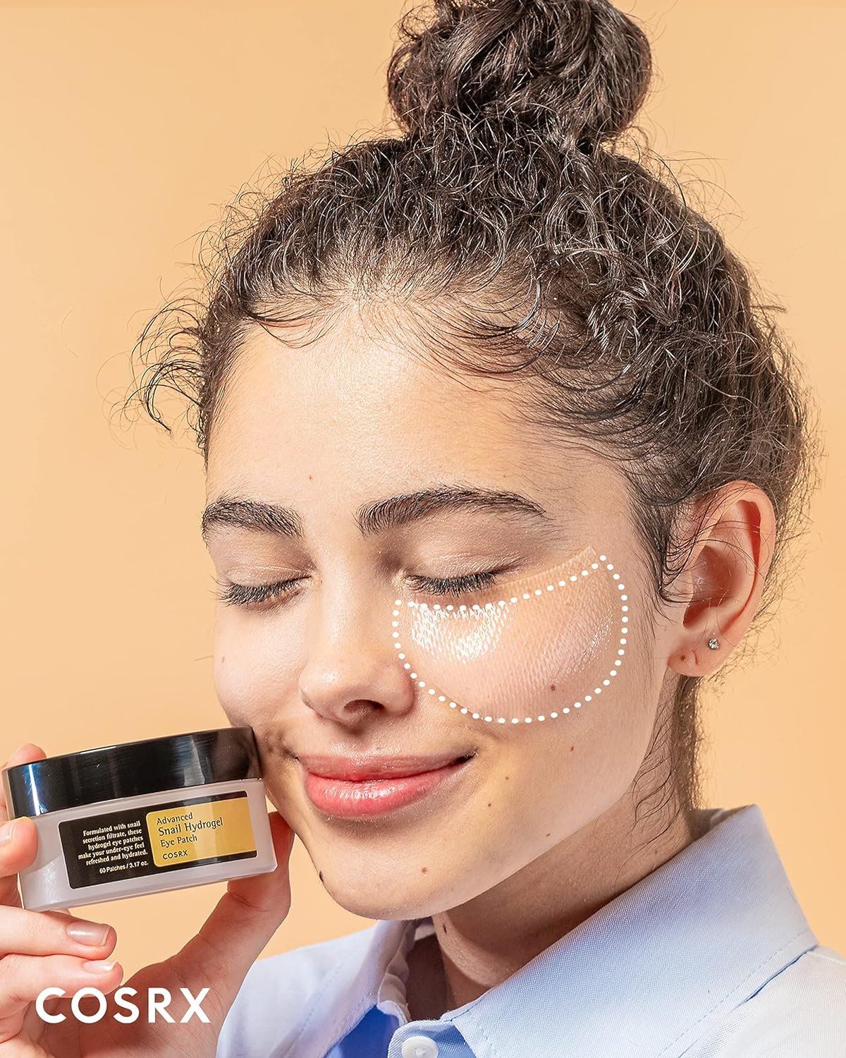 COSRX Advanced Snail Hydrogel Eye Patch (60pc), Gel Serum Mask, Puffy Undereye Treament, Fine Lines, Refresh, Hydrate| Paraben free, Korean Skin Care - Image 5
