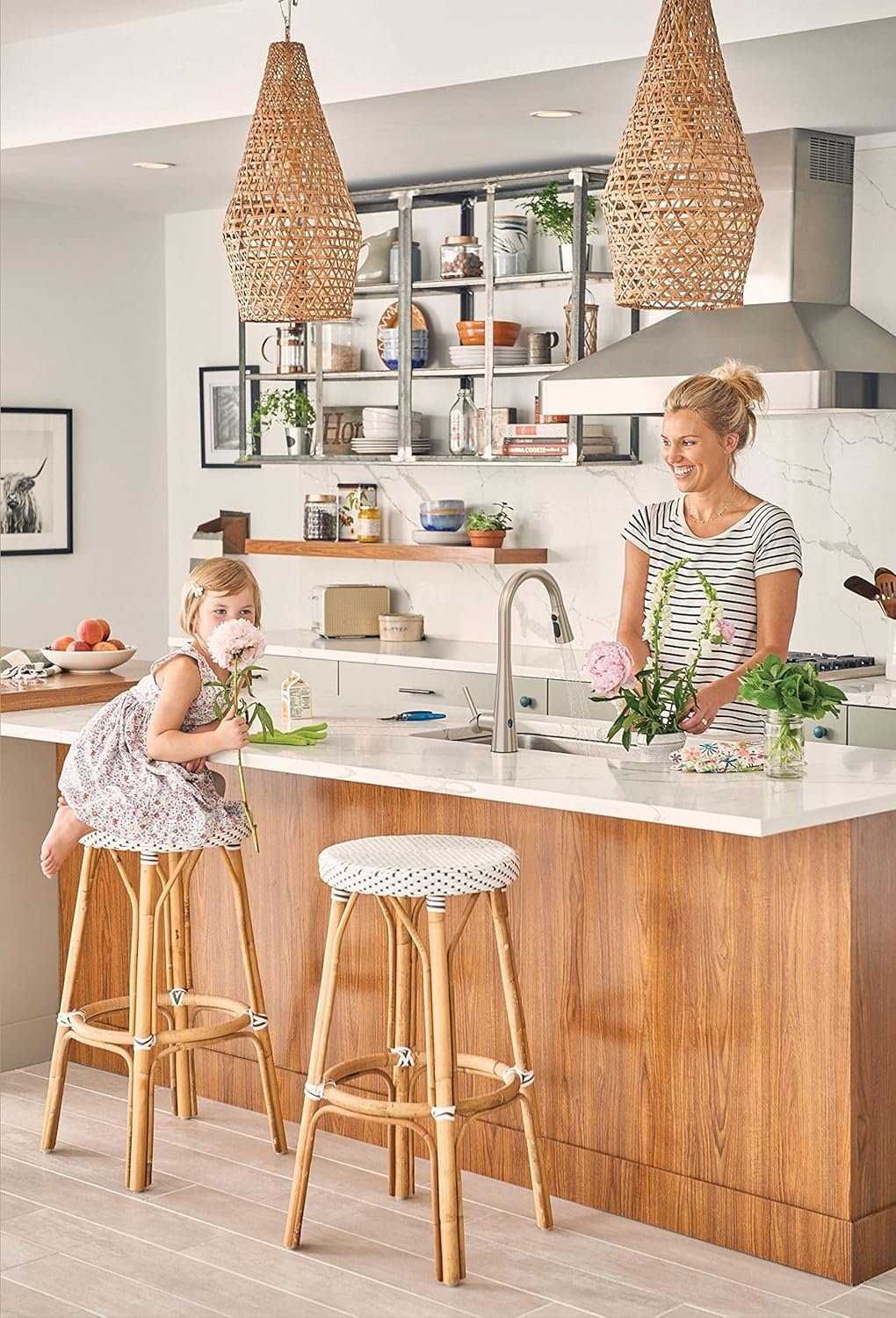 Moen Sleek Spot Resist Stainless Motionsense Wave Sensor Touchless One-Handle High Arc Pulldown Modern Kitchen Faucet Featuring Power Clean, 7864EWSRS - Image 3