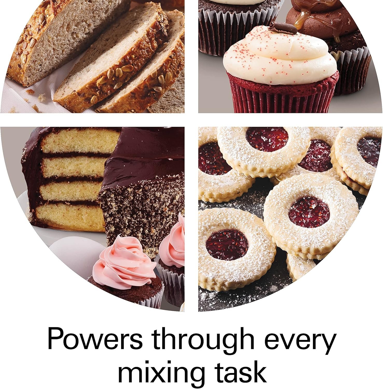 Hamilton Beach Professional All-Metal Stand Mixer with Specialty Attachment Hub, 5 Quart Bowl, 12 Speeds, Includes Flat Beater, Dough Hook, Whisk (63240) - Image 10