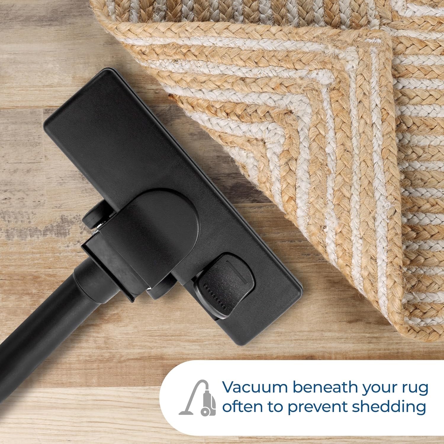 Superior Braided Jute Handwoven Indoor Area Rug, Jute Floor Decor for Living Room, Dining Room, Bedroom, Office, Dorm, Kitchen, Entry, Hand-Woven Modern Farmhouse Rugs, 2' x 3', Natural Tan - Image 8