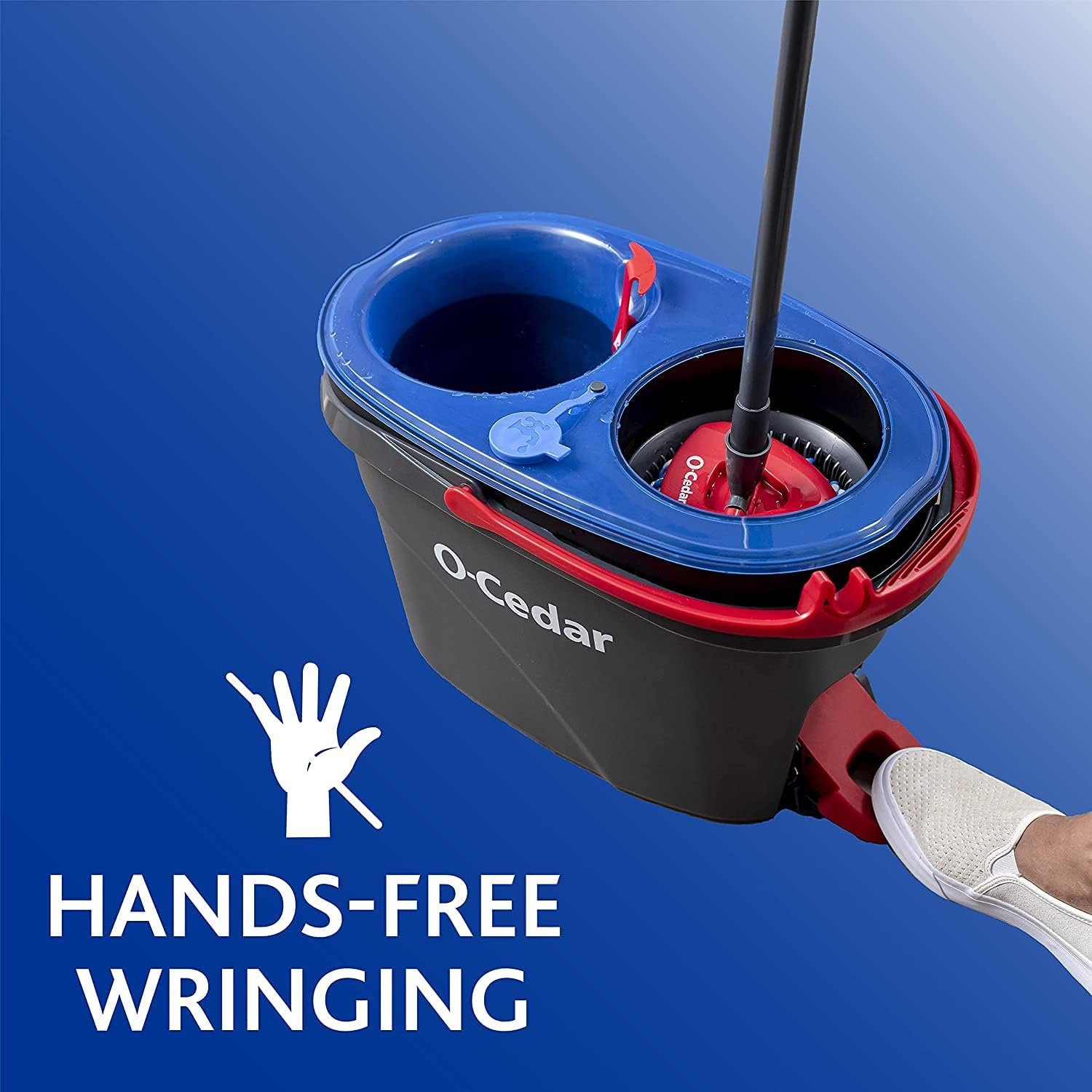 O-Cedar EasyWring RinseClean Microfiber Spin Mop & Bucket Floor Cleaning System with Citrus Pac (Variety Pack) - Image 9