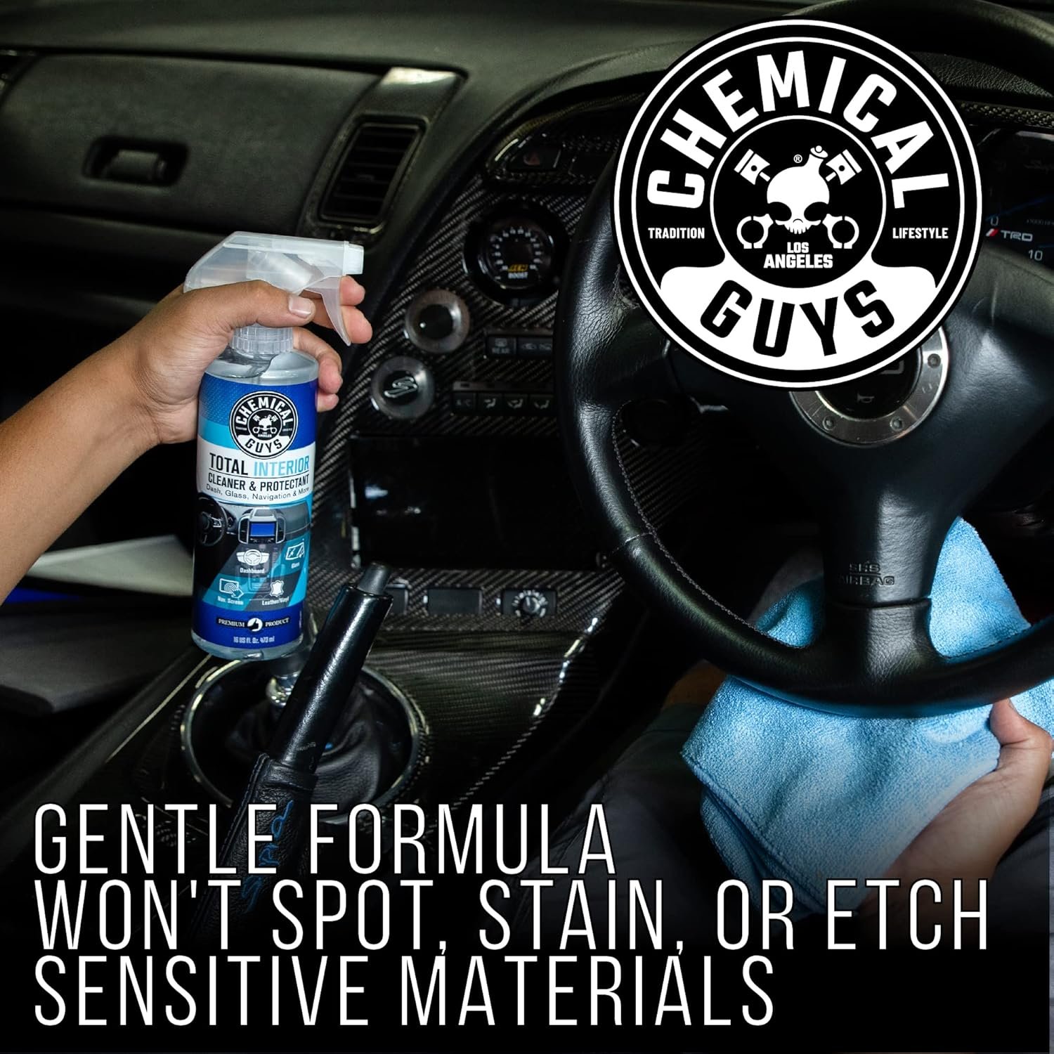 Chemical Guys SPI22016 Total Interior Cleaner and Protectant, Safe for Cars, Trucks, SUVs, Jeeps, Motorcycles, RVs & More, 16 fl oz (Pack of 2) - Image 6
