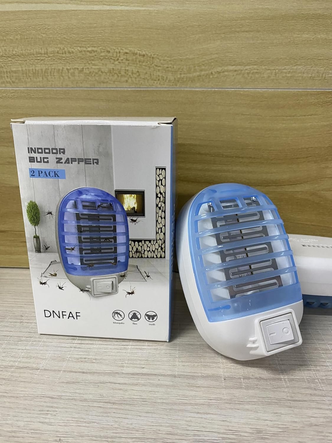 Bug Zapper Indoor, Fly Trap for Indoors, Electronic Mosquitoes Killer Mosquito Zapper with Blue Lights for Living Room, Home, Kitchen, Bedroom, Baby Room, Office(2 Packs) - Image 8