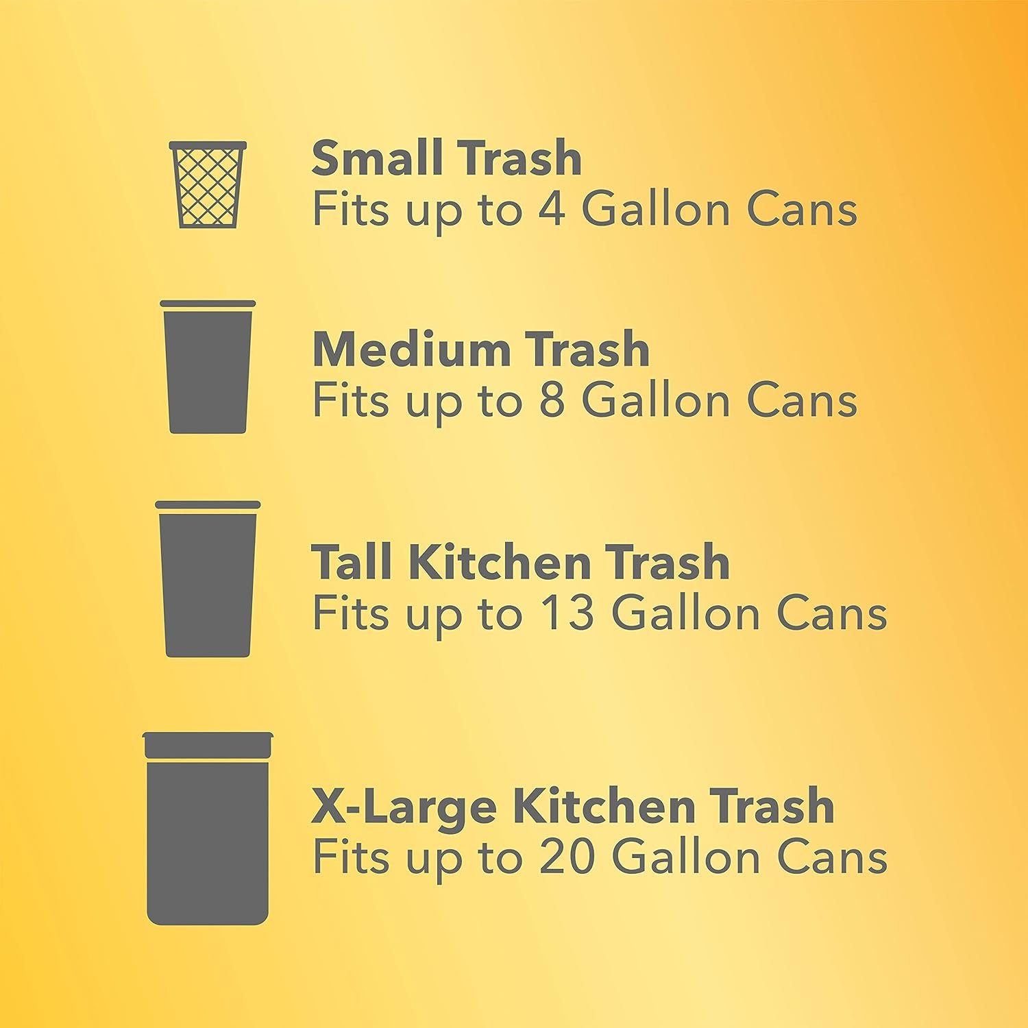 Glad ForceFlex MaxStrength with Clorox Tall Kitchen Trash Bags, 13 Gal, 34 Ct (Package May Vary) - Image 9