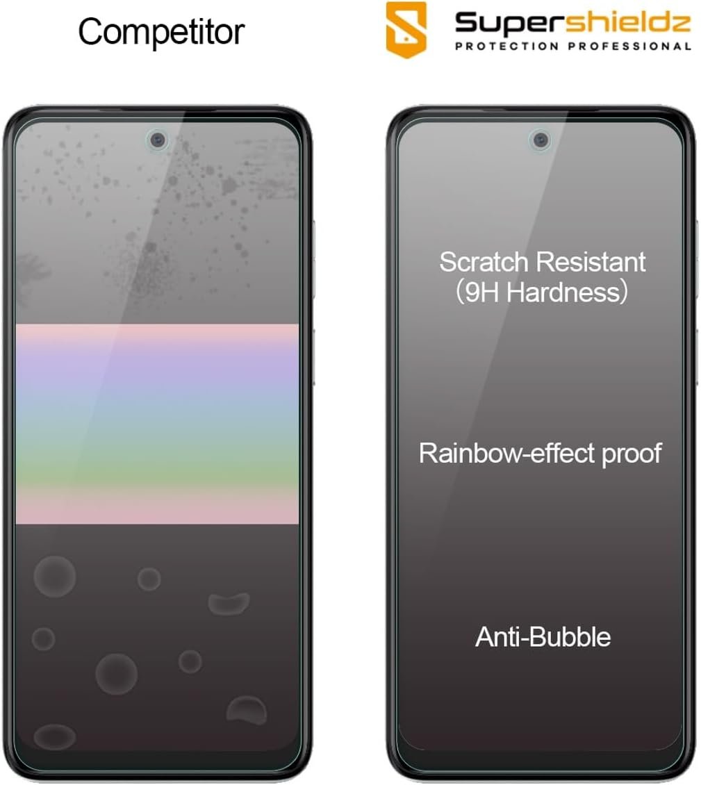 Supershieldz (3 Pack) Designed for Motorola Moto G 5G (2023) Tempered Glass Screen Protector, Anti Scratch, Bubble Free - Image 3