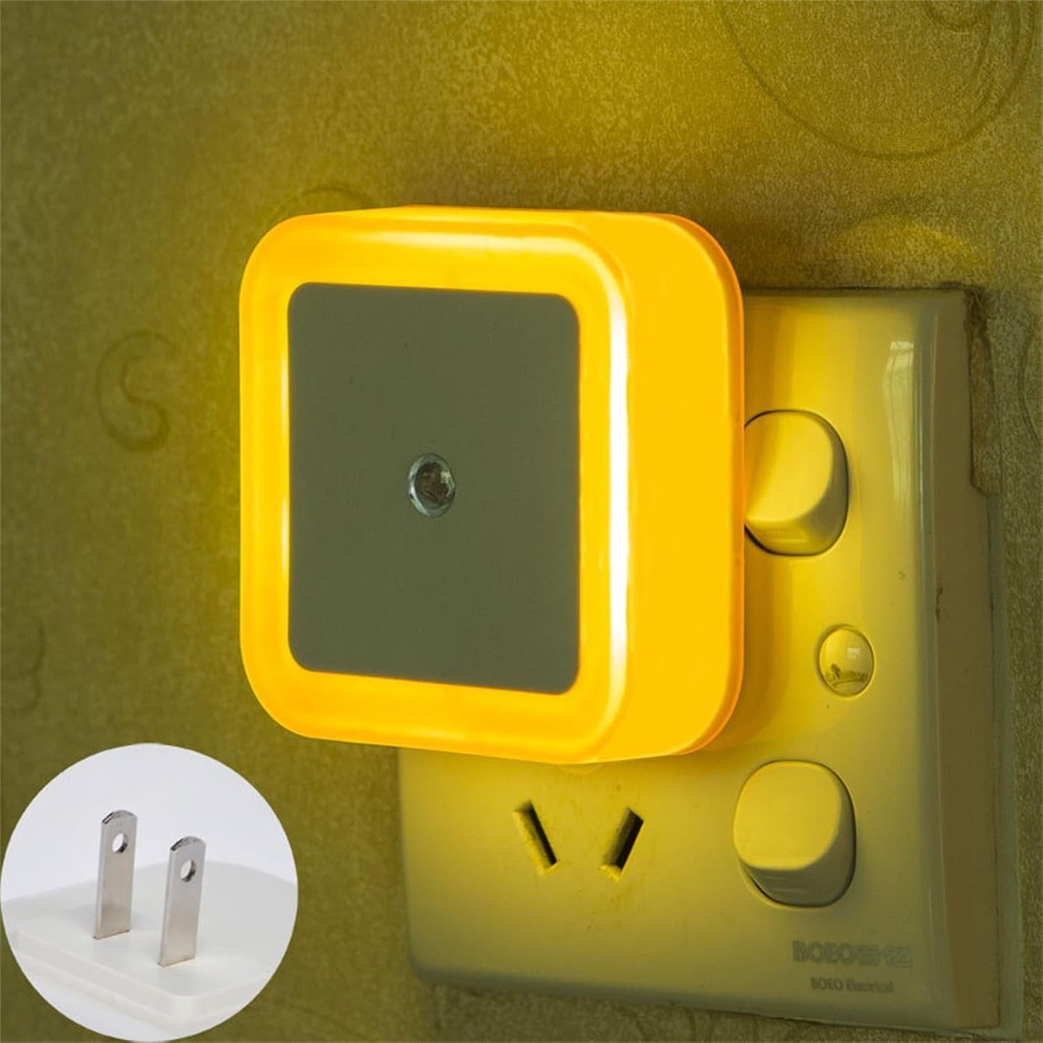 Night Light Night Lights Plug Into Wall Nightlight Plug in Night Light Dusk to Dawn Night Lamp Led Night Light for Kids Bedroom Bathroom Hallway Warm Cool Things for Room (B, One Size) - Image 5