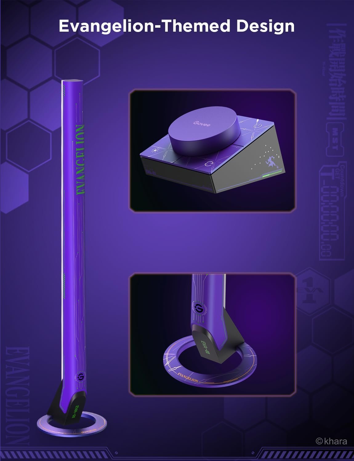 Govee RGBIC LED Strip Lights 16.4ft Bundle x Evangelion Gaming Light Bars - Image 4